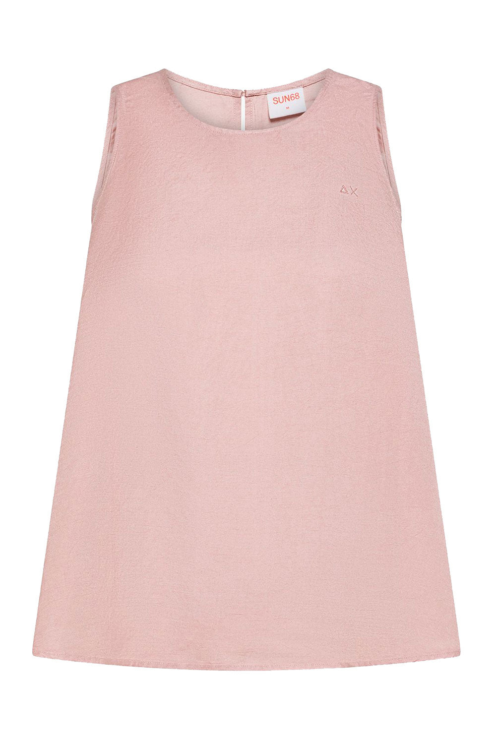 SUN68 Canotta in misto lino