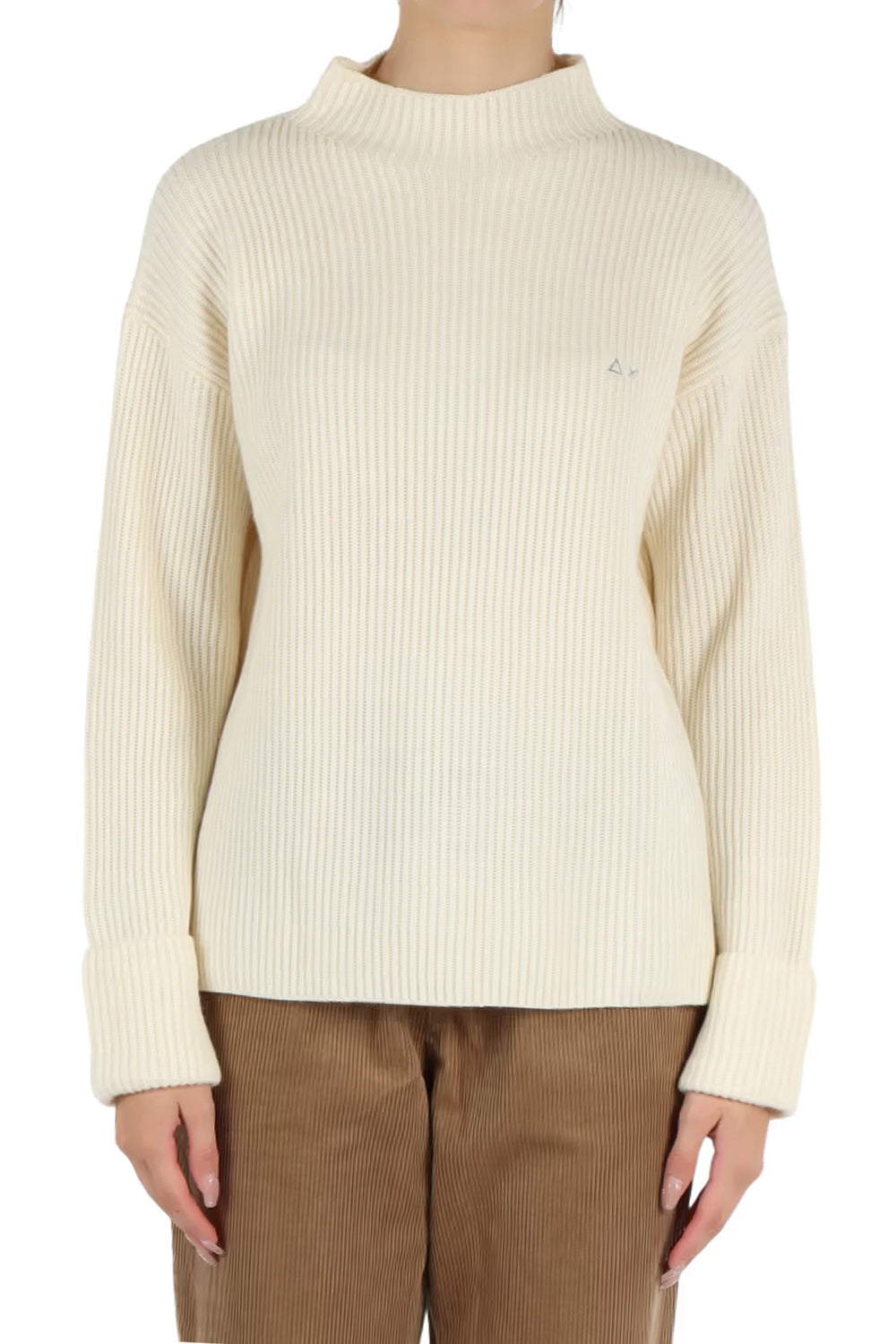 SUN68 Maglia collo alto a coste Uncategorized SUN 68