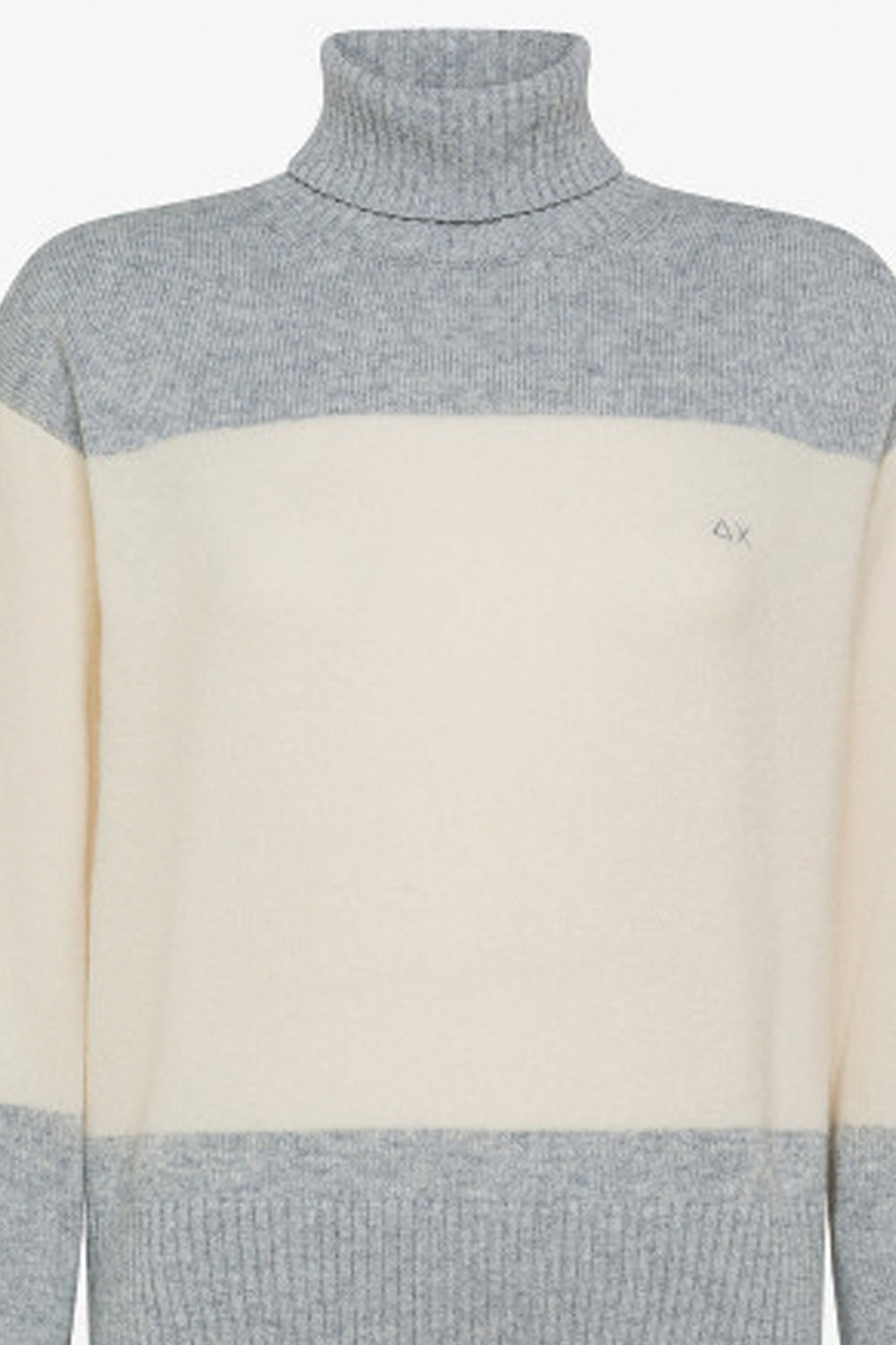 SUN68 Maglia collo alto color block Uncategorized SUN 68