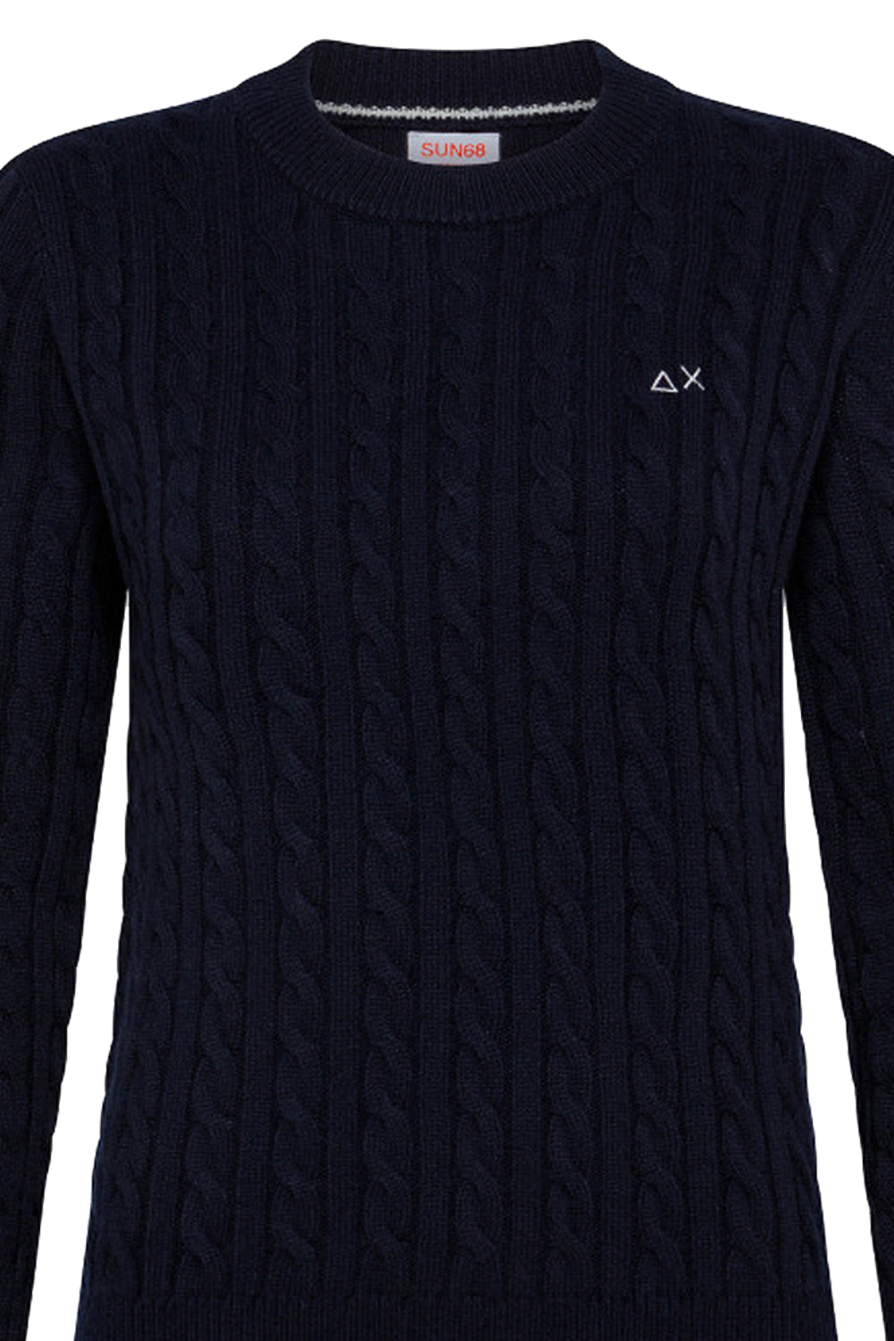 SUN68 Maglia girocollo a trecce Uncategorized SUN 68