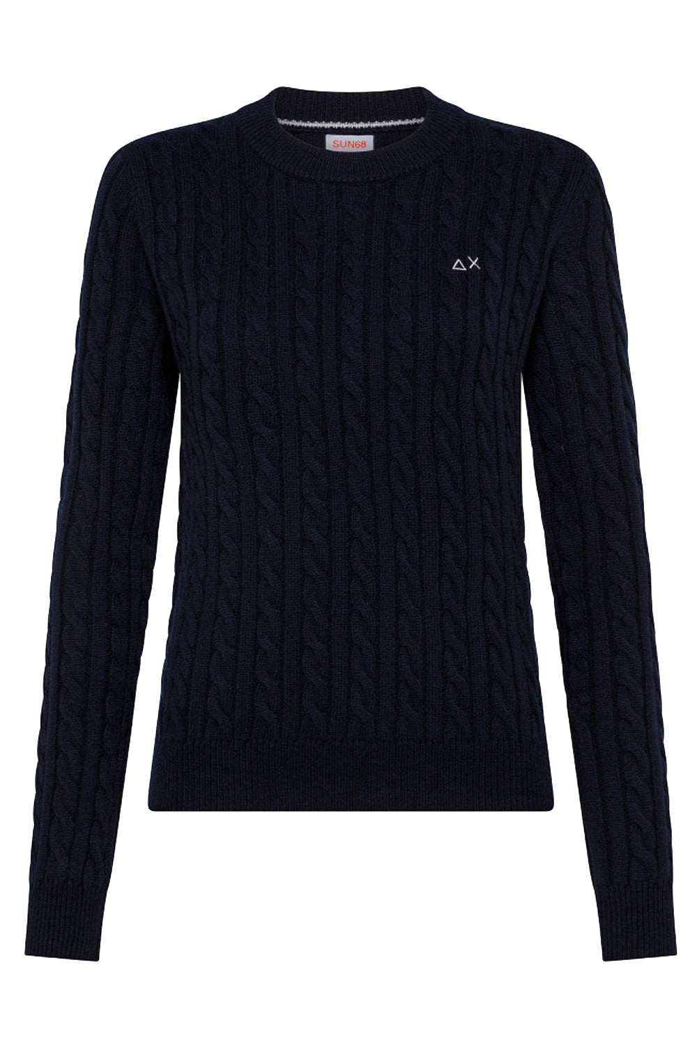 SUN68 Maglia girocollo a trecce Uncategorized SUN 68
