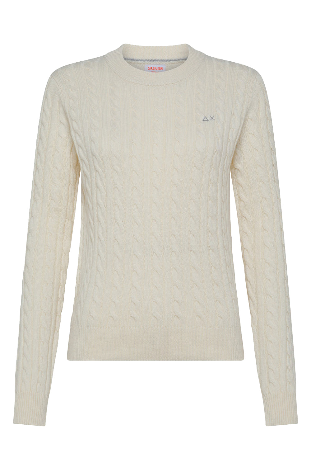 SUN68 Maglia girocollo a trecce Uncategorized SUN 68