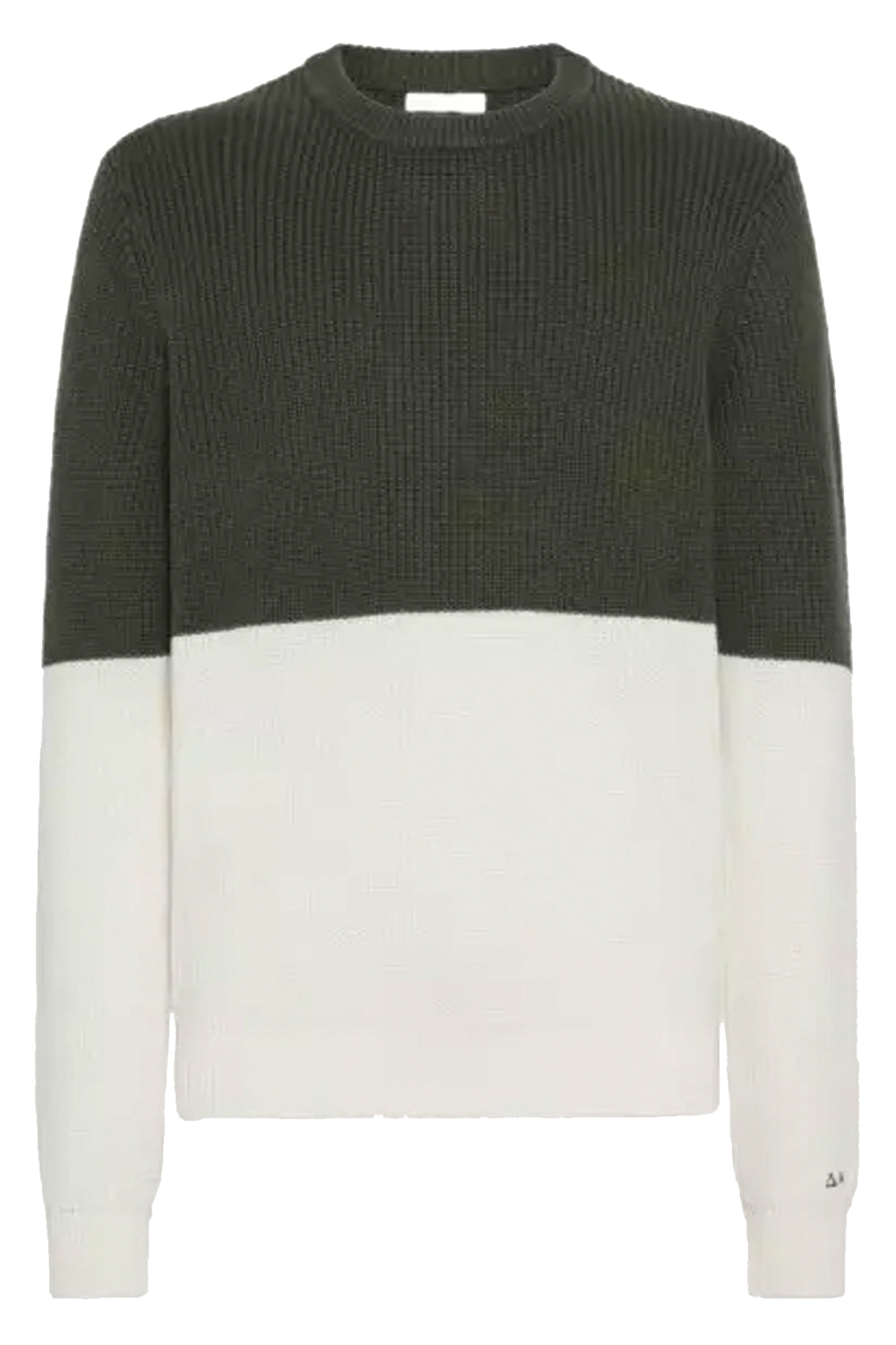 SUN 68 Maglia girocollo bicolore SUN 68