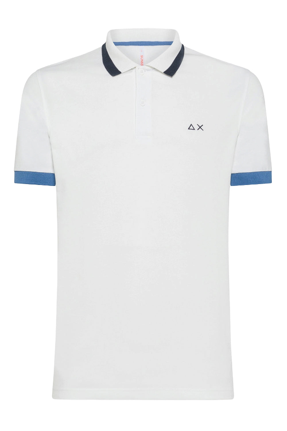 SUN 68 Polo big stripes on collar SUN 68