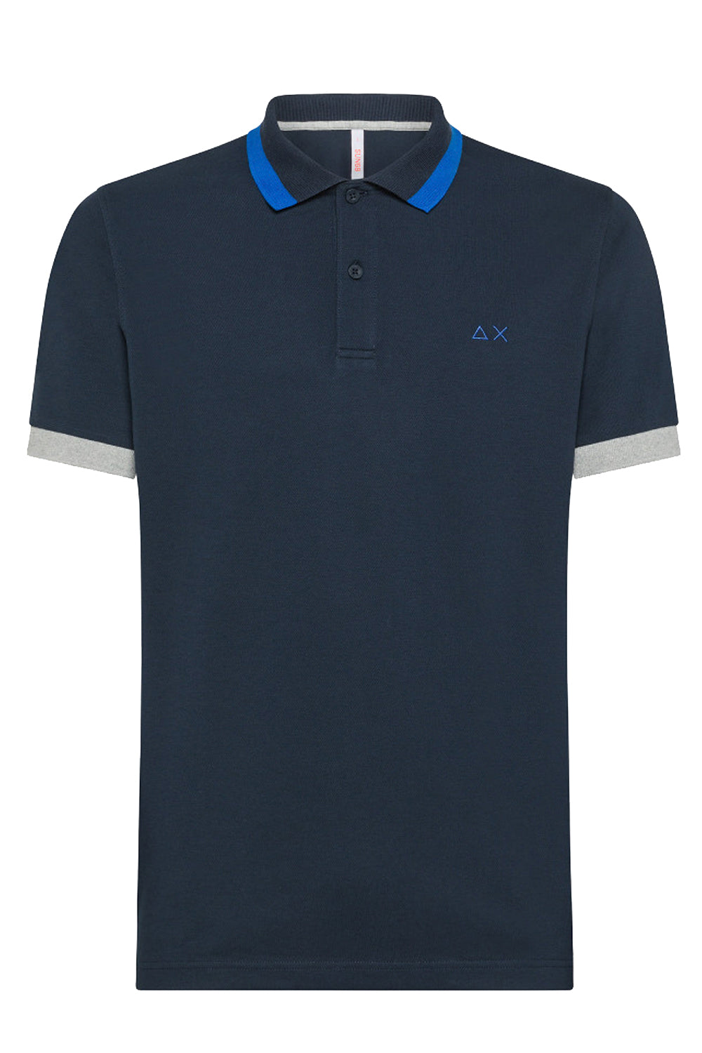SUN 68 Polo big stripes on collar SUN 68