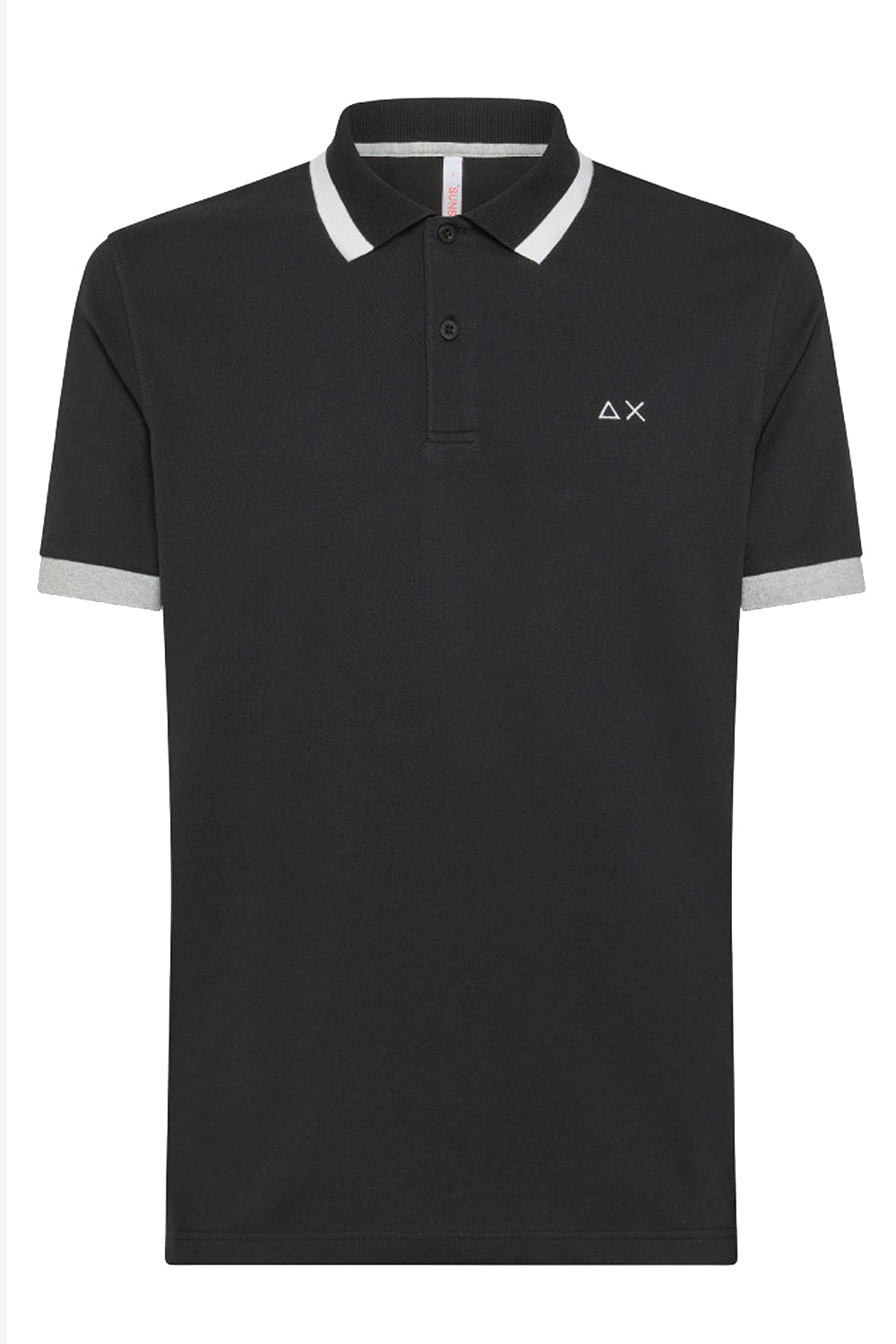 SUN 68 Polo big stripes on collar SUN 68