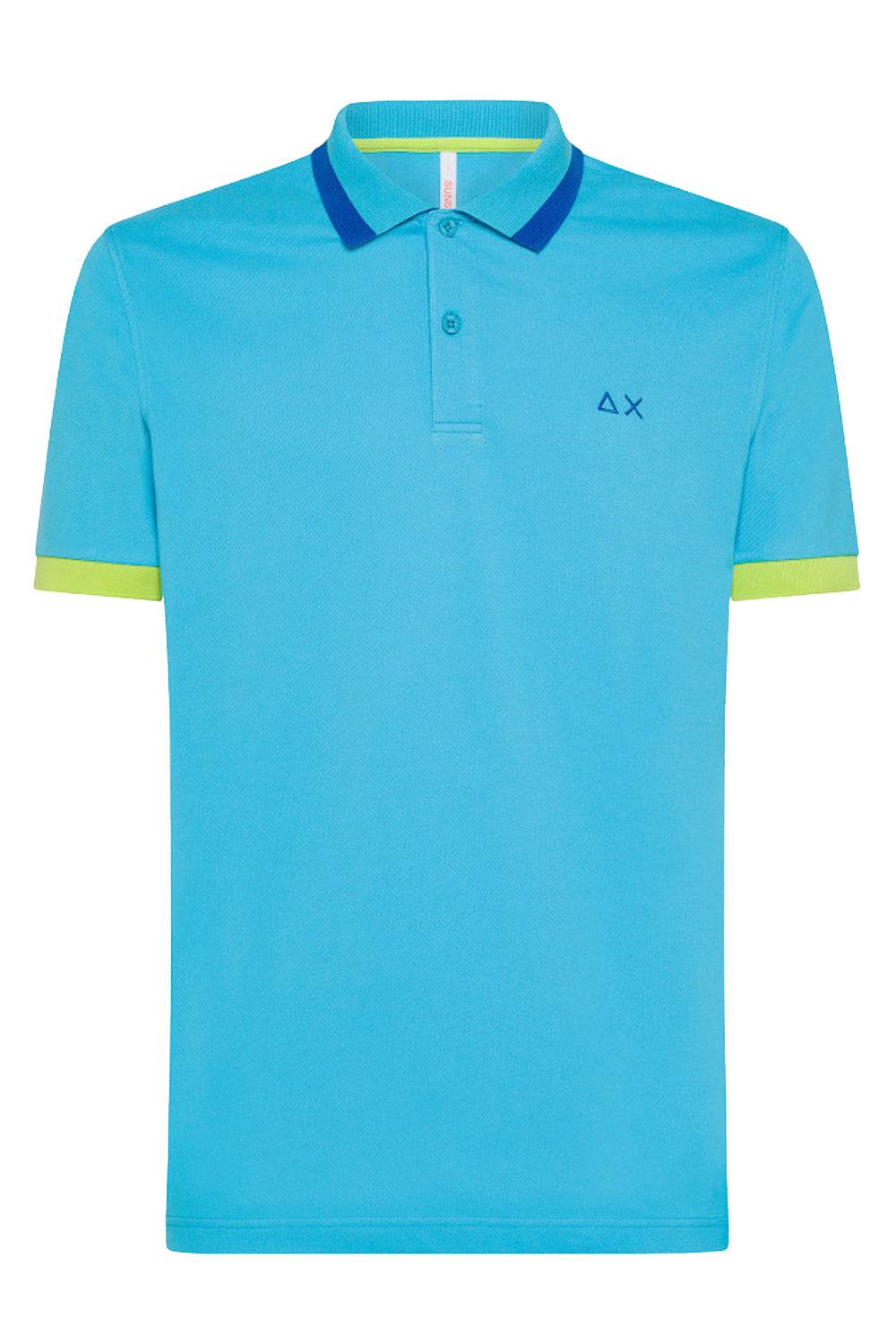 SUN 68 Polo big stripes on collar SUN 68