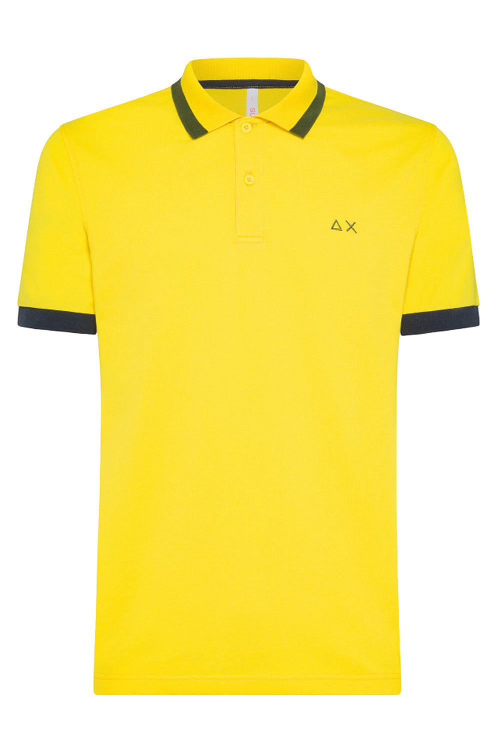 SUN 68 Polo big stripes on collar SUN 68
