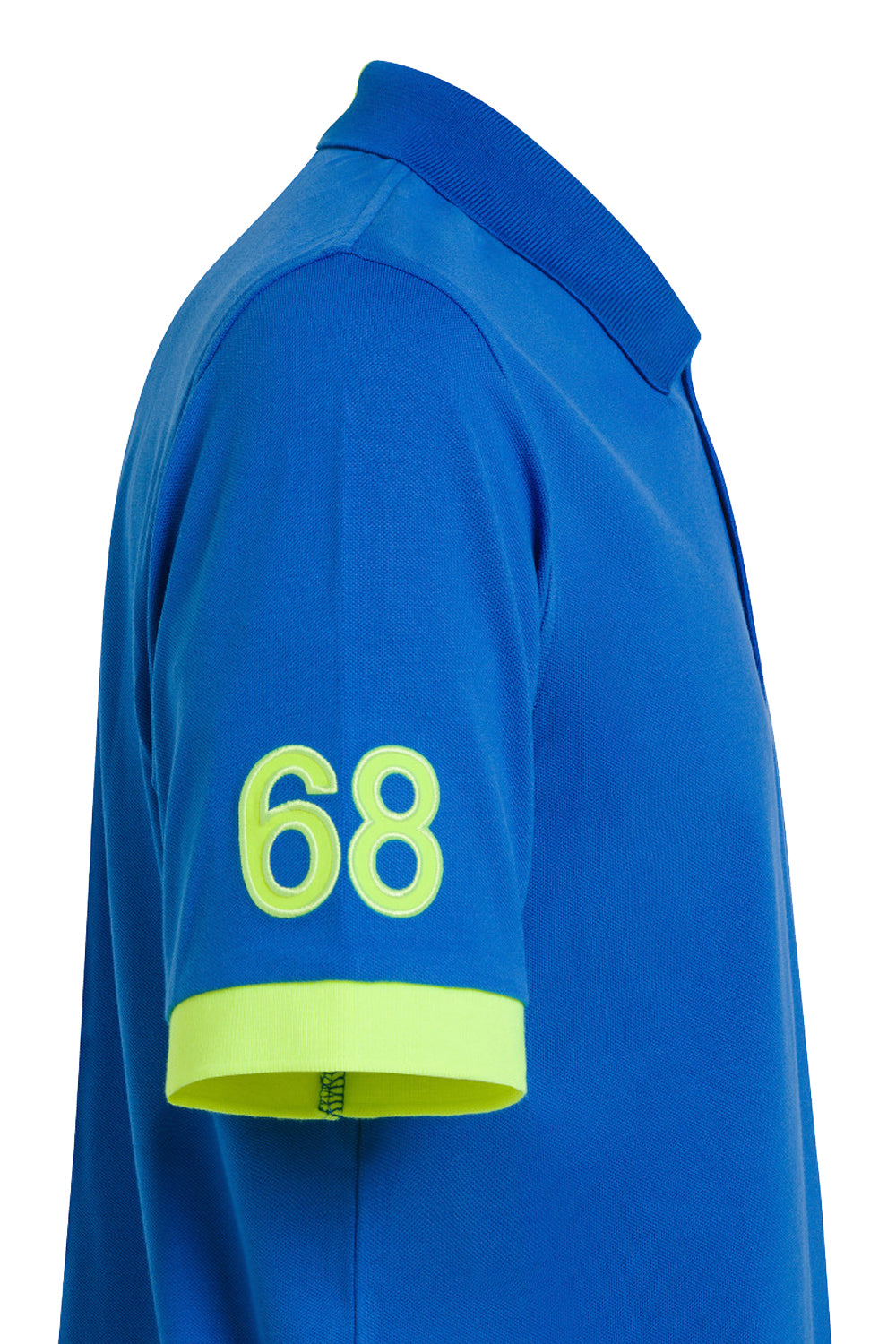 SUN 68 Polo con logo fluo SUN 68