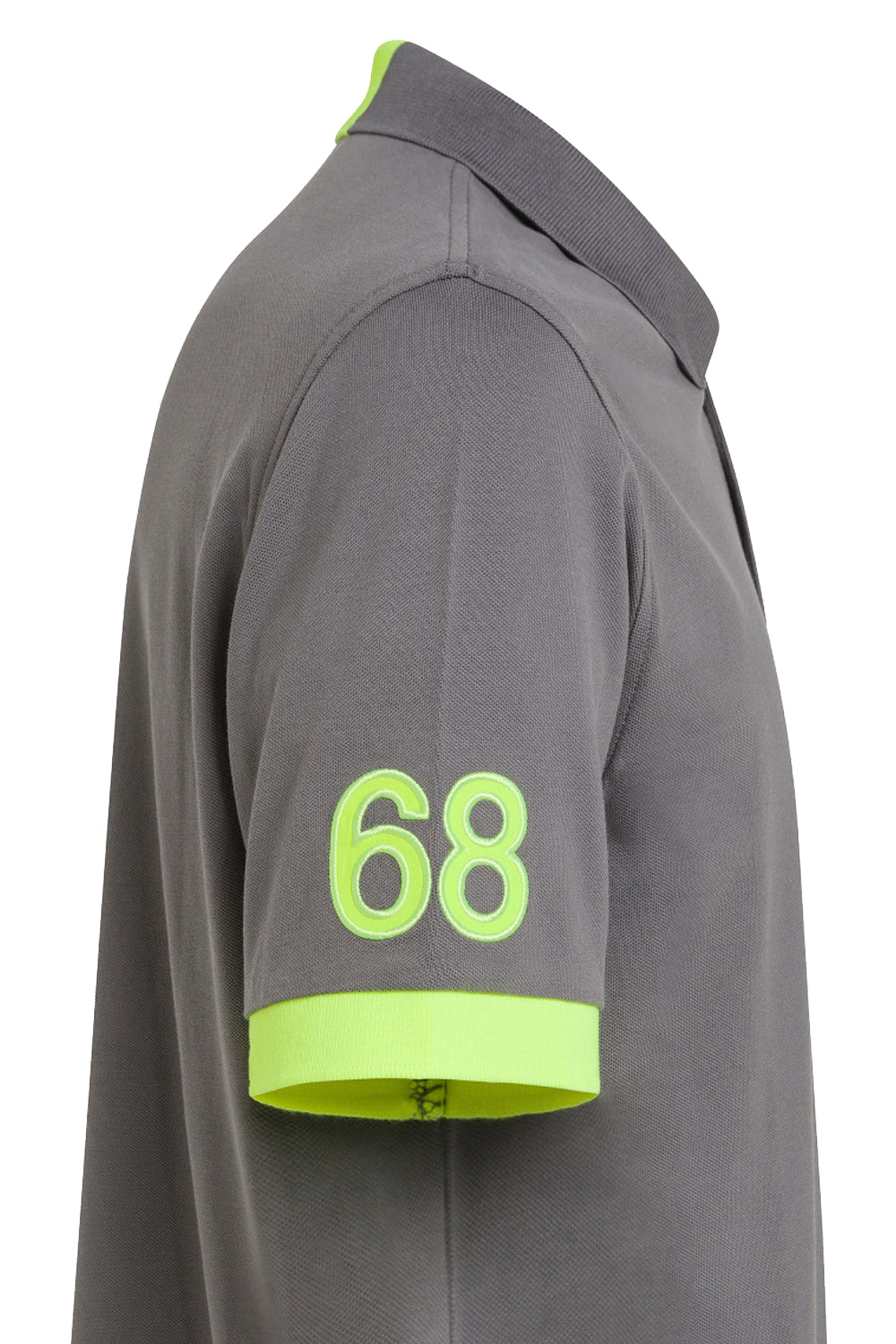 SUN 68 Polo con logo fluo SUN 68