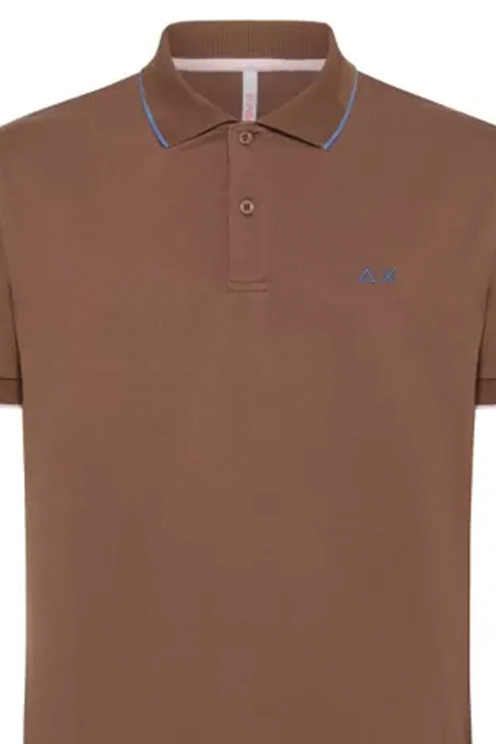 SUN 68 Polo small stripes on collar SUN 68