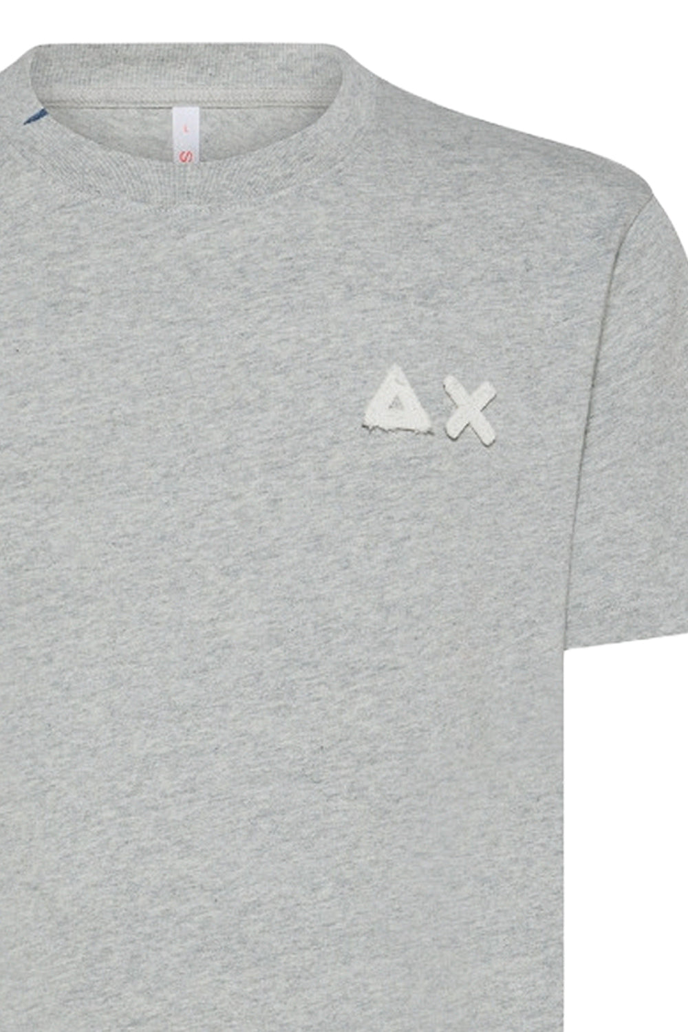 SUN 68 T-shirt in cotone con logo broken