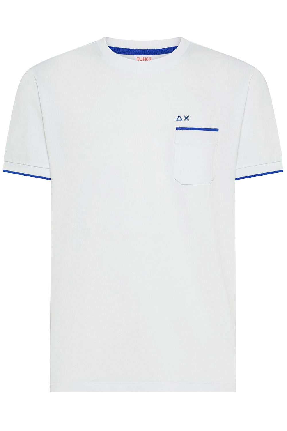 SUN68 T-shirt in piquet di cotone