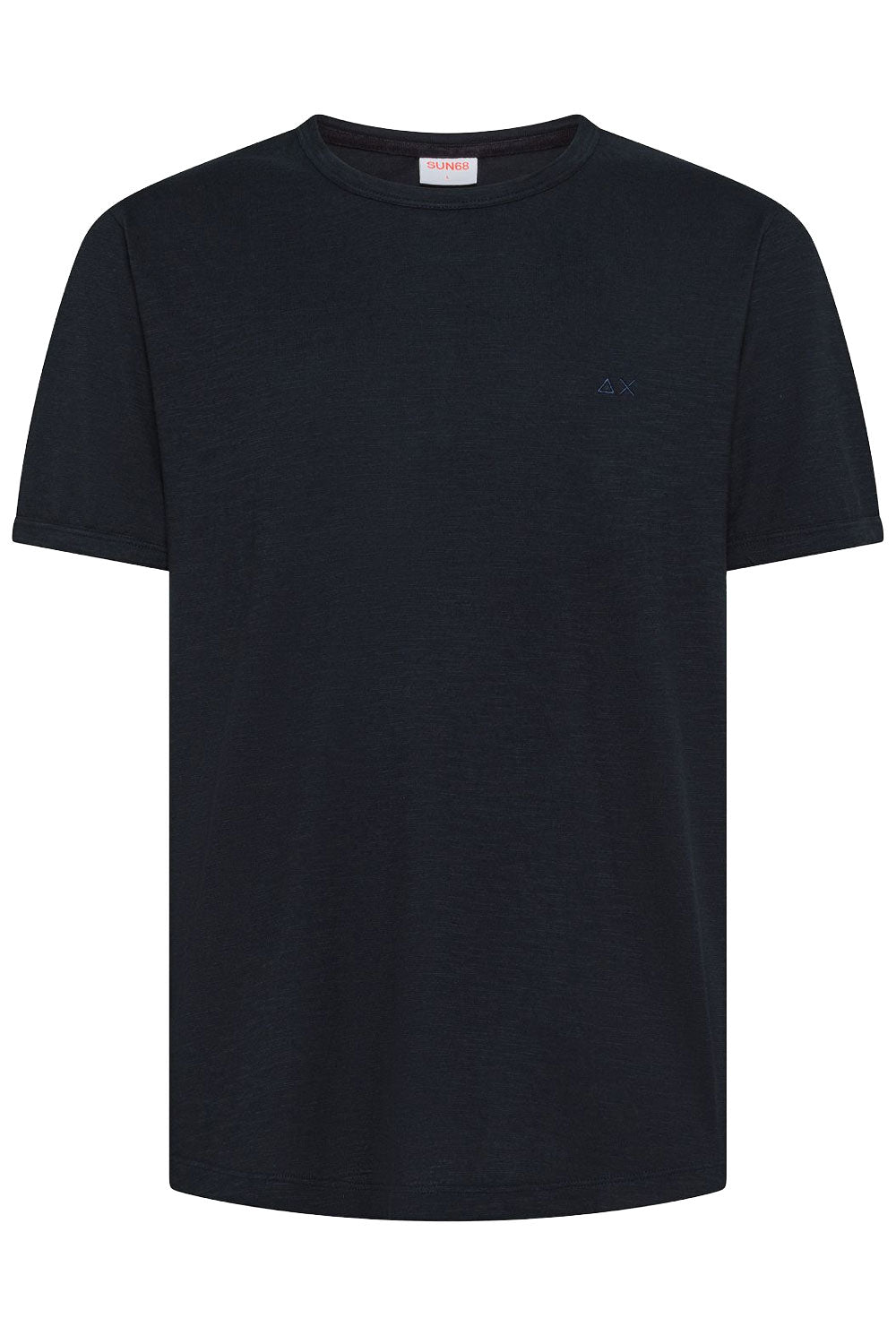 SUN68 Tshirt in cotone con logo ricamato