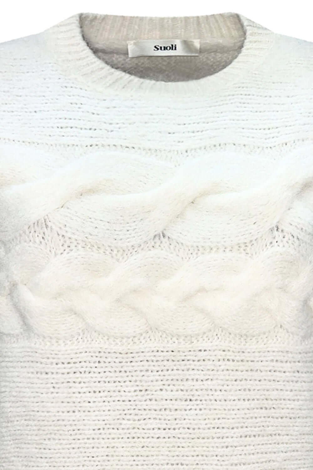 SUOLI Maglia smanicata con treccia Uncategorized SUOLI