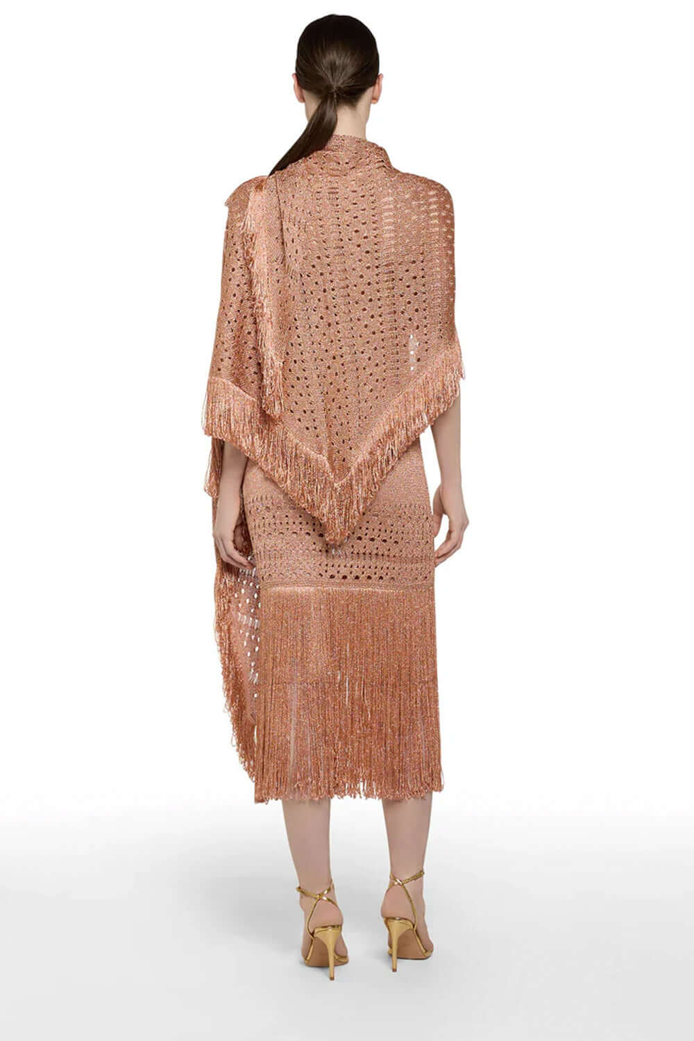 SIMONA CORSELLINI Scialle in lurex traforato Uncategorized SIMONA CORSELLINI