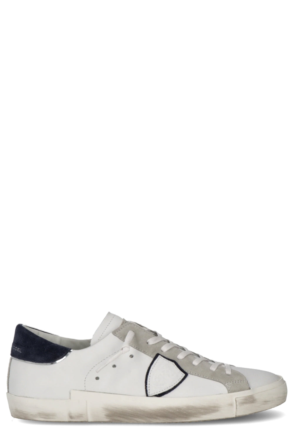 PHILIPPE MODEL Sneaker bassa Prsx uomo bianco e blu
