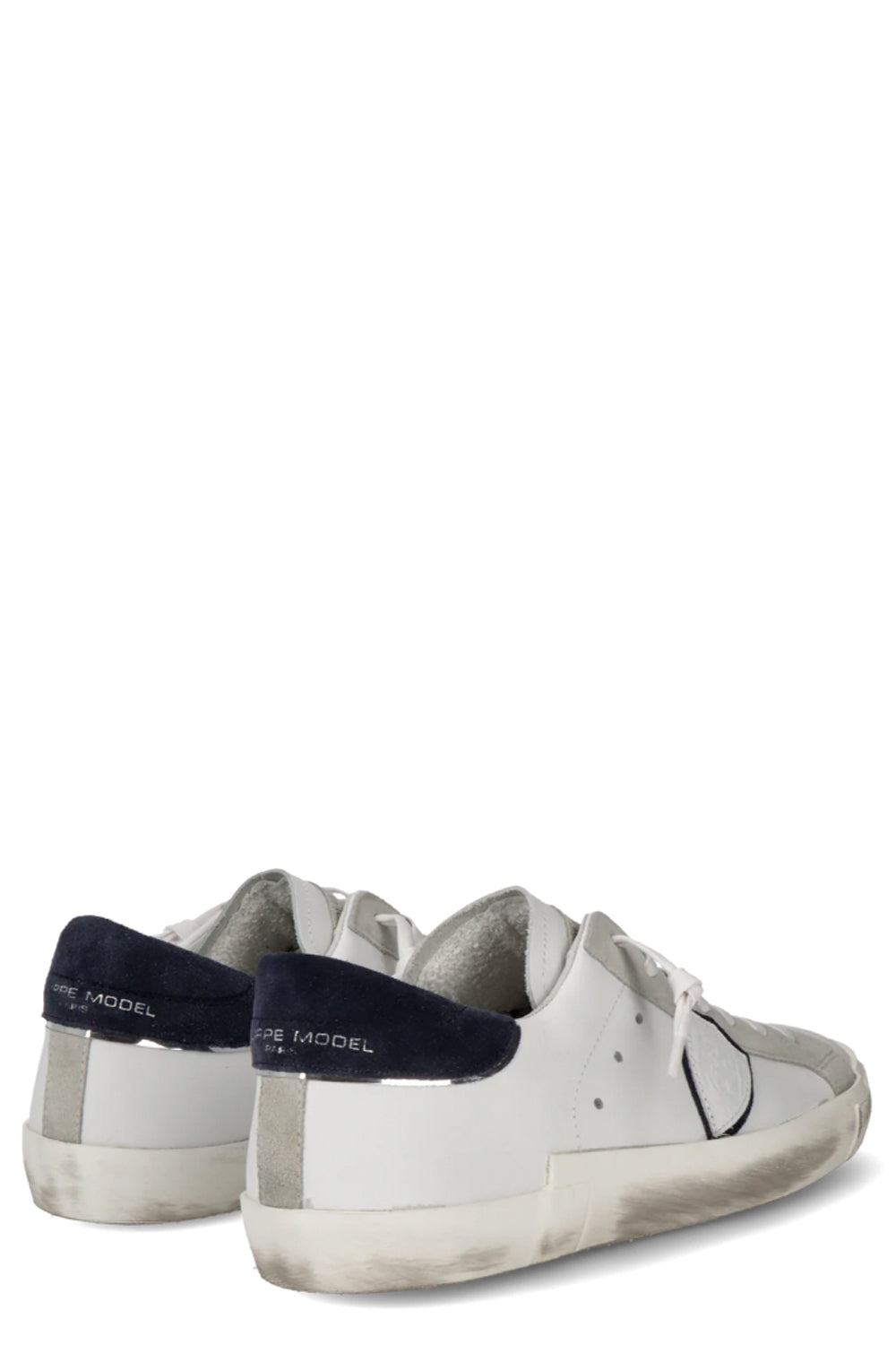 PHILIPPE MODEL Sneaker bassa Prsx uomo bianco e blu