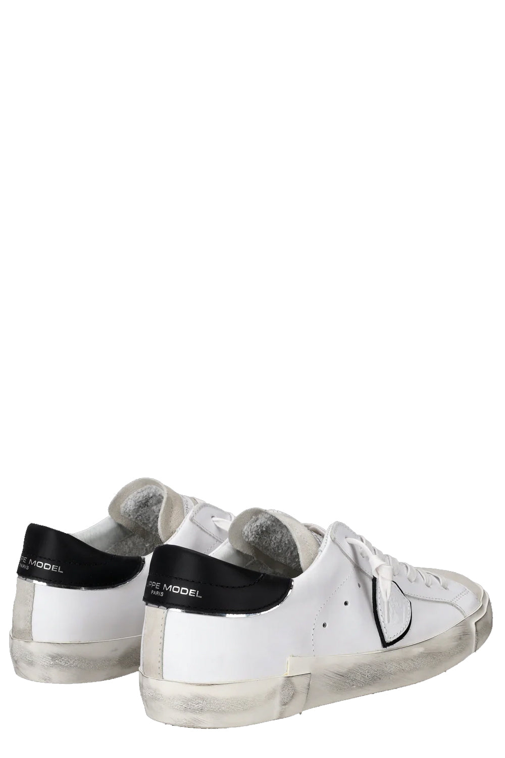 PHILIPPE MODEL Sneaker bassa Prsx uomo bianco e nero