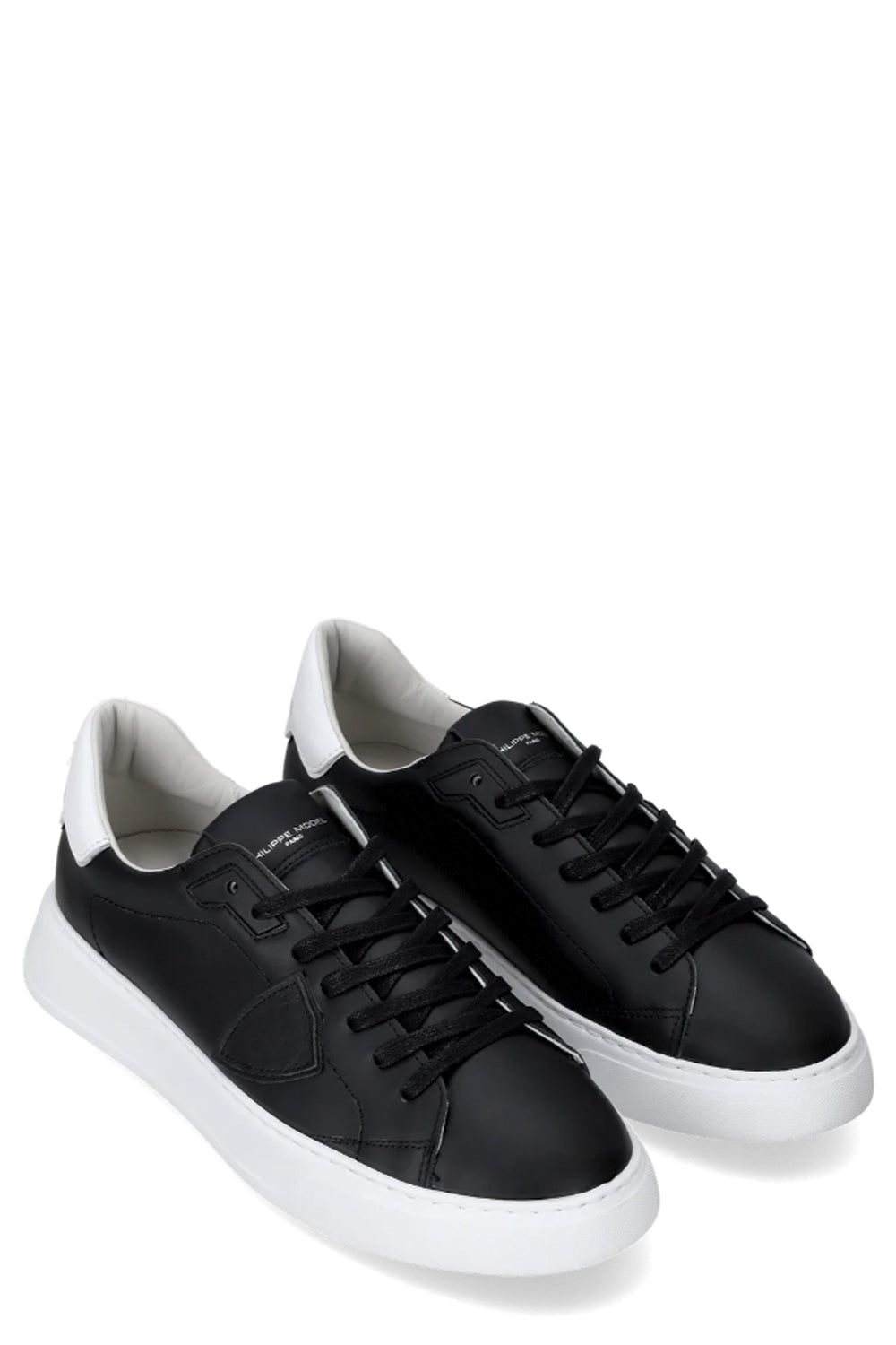 PHILIPPE MODEL Sneaker bassa Temple uomo nero e bianco