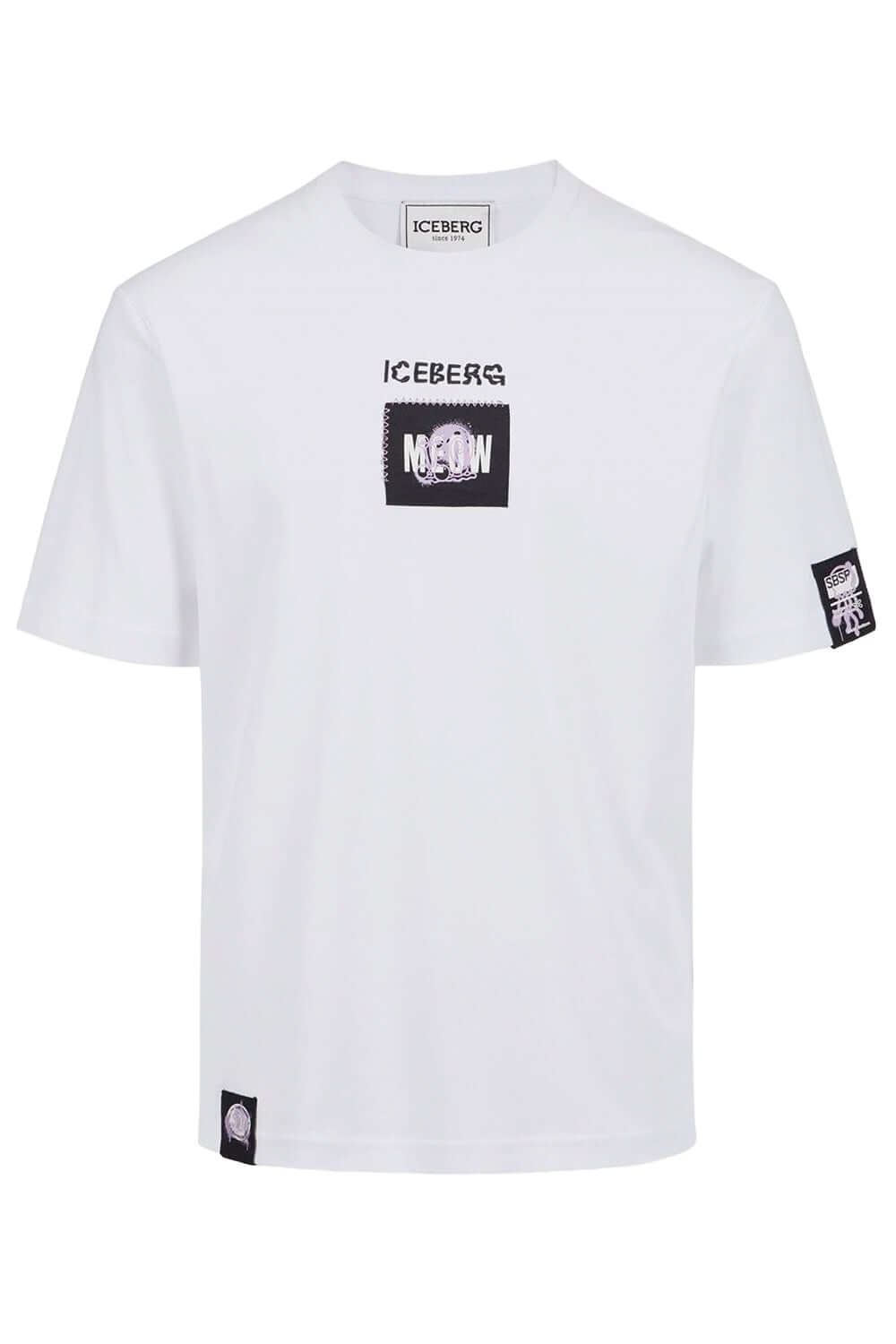 ICEBERG T-shirt in tessuto interlock sostenibile certificato GOTS Uncategorized ICEBERG
