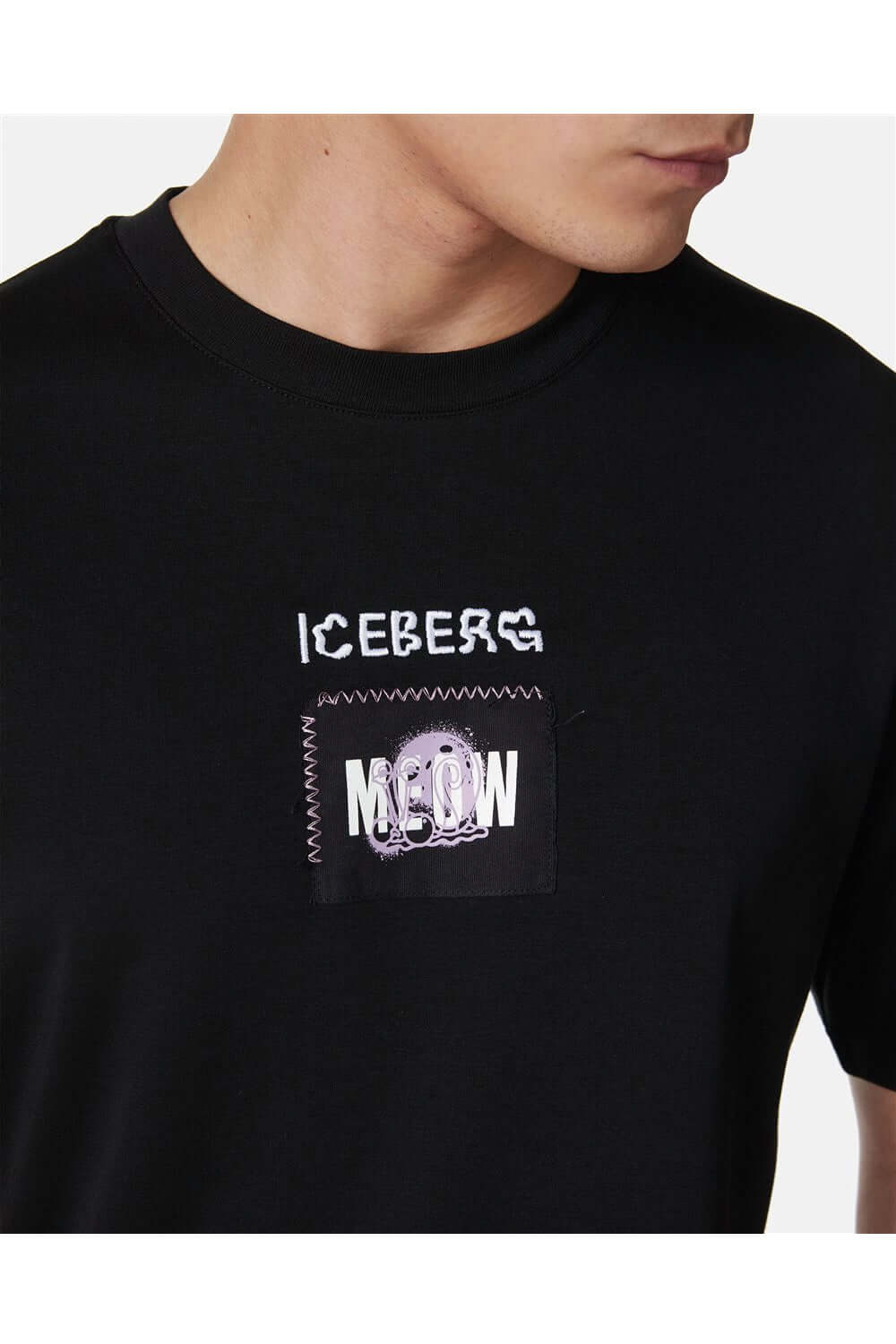 ICEBERG T-shirt in tessuto interlock sostenibile certificato GOTS Uncategorized ICEBERG