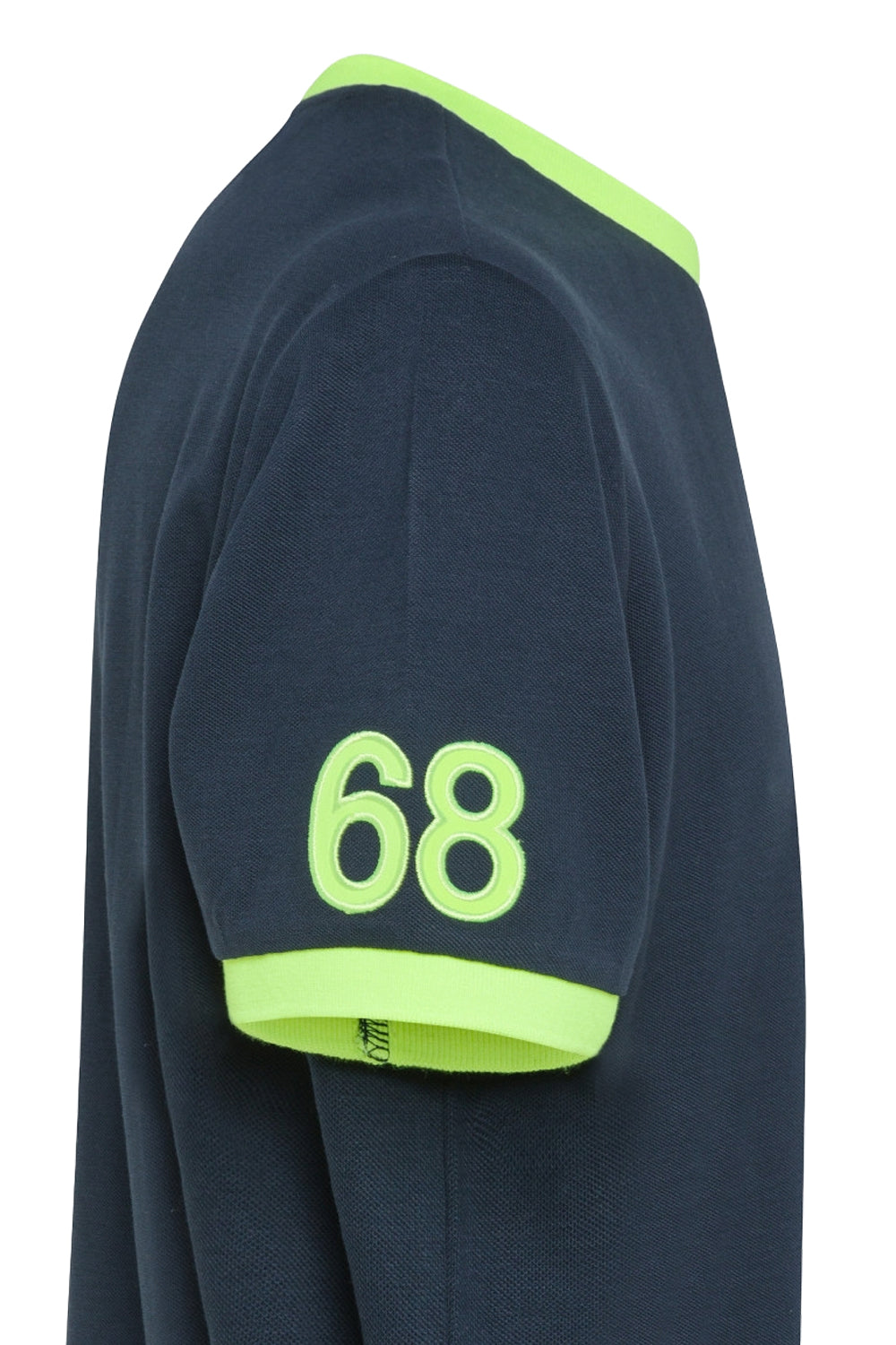 SUN 68 T-shirt con logo fluo