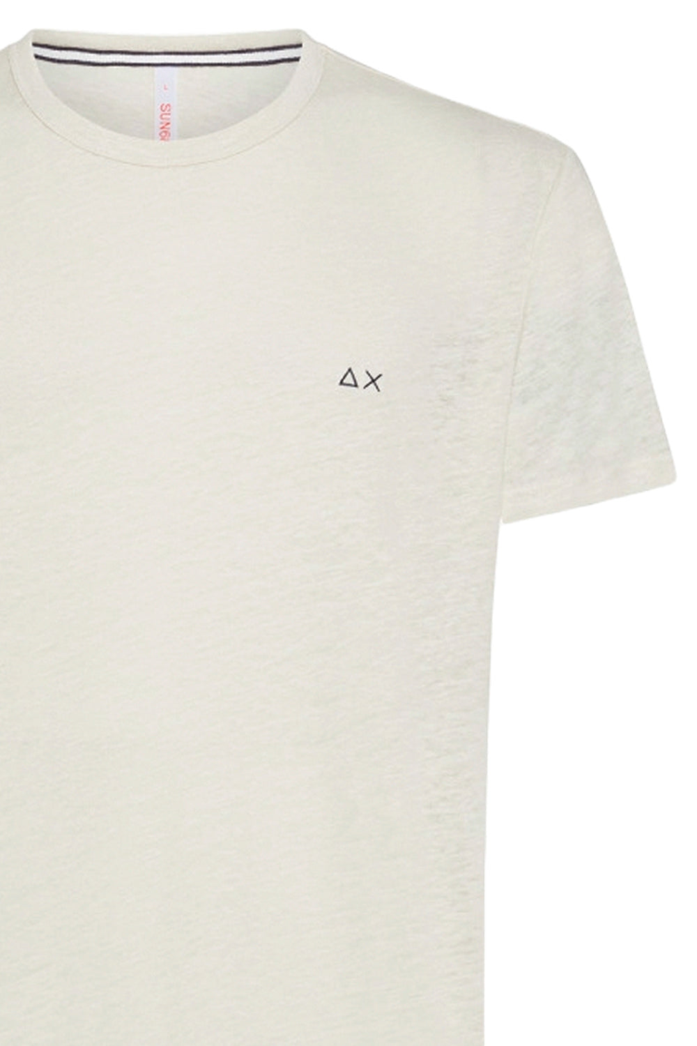 SUN 68 T-shirt girocollo in lino