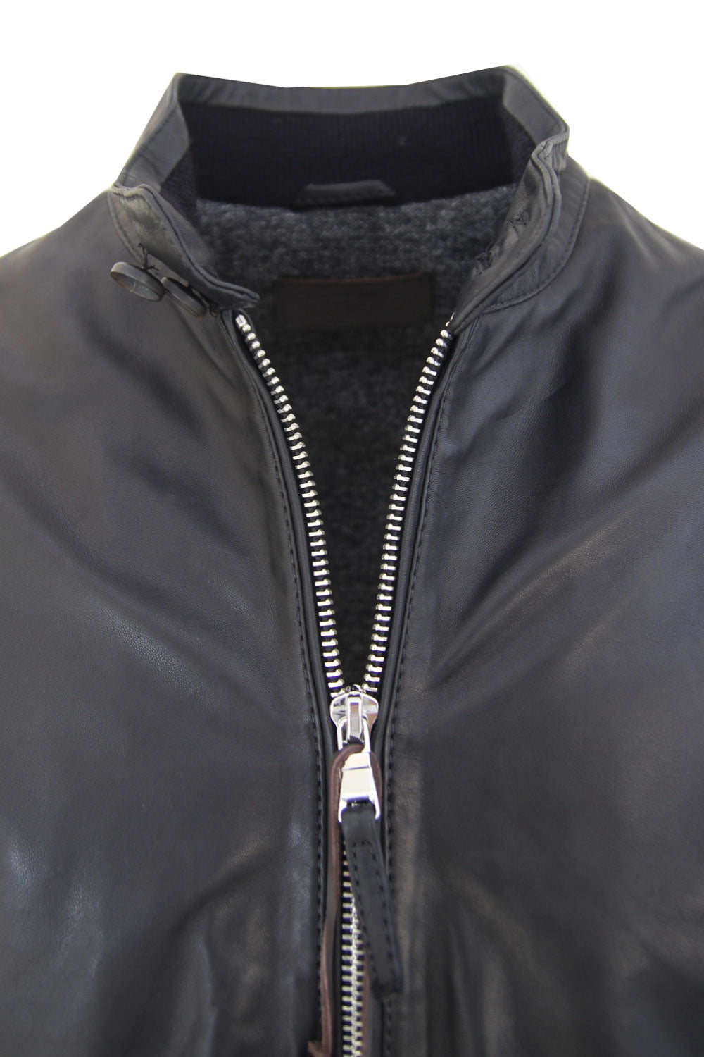 THE JACK LEATHERS Giubbotto Elvis in pelle plongee