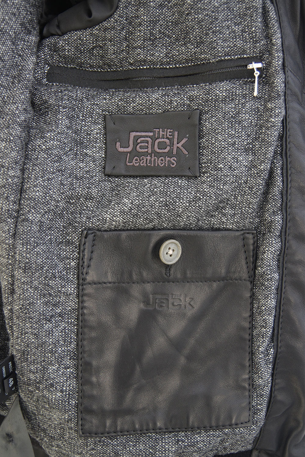 THE JACK LEATHERS Giubbotto Elvis in pelle plongee