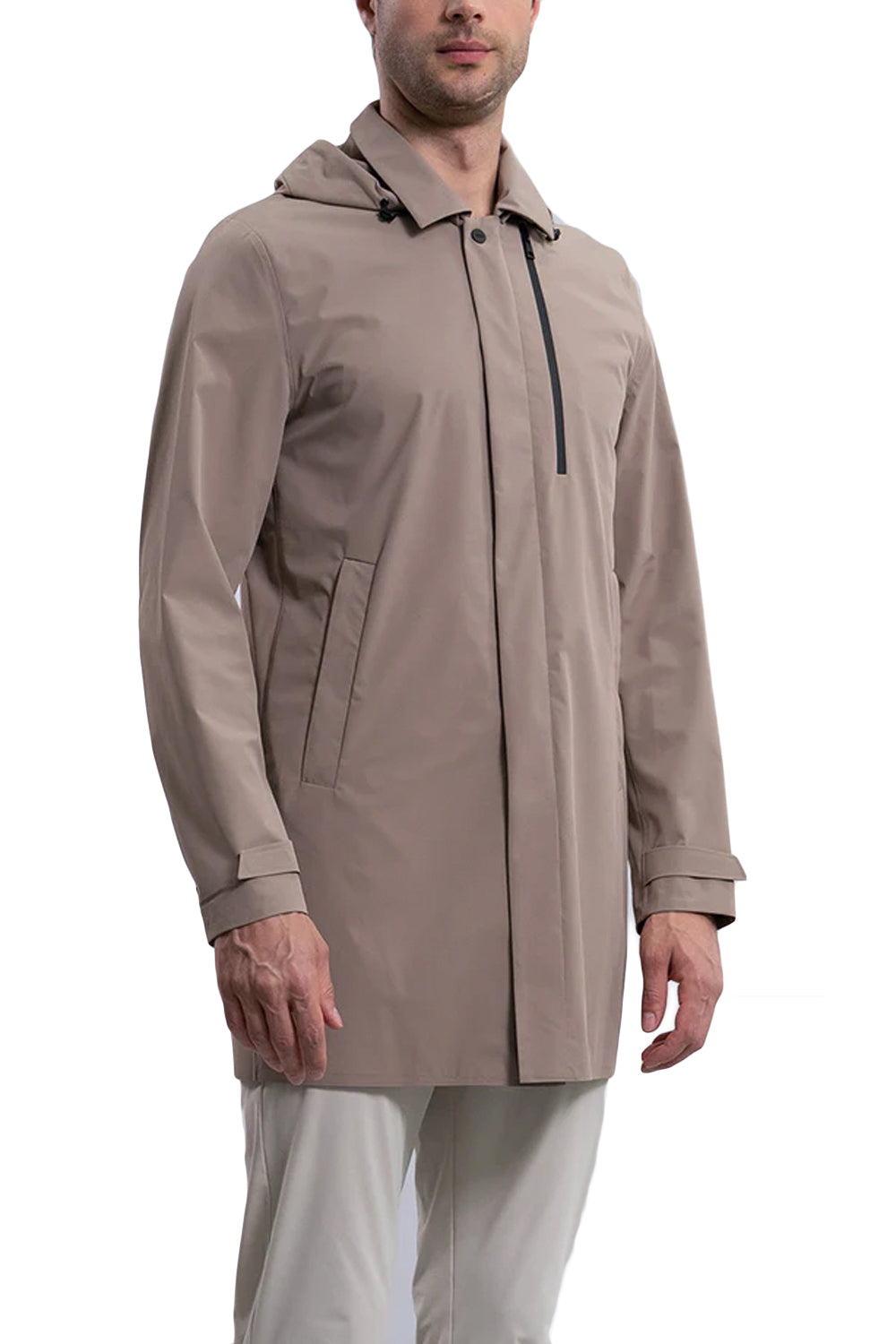 DUNO Trench coat in tessuto tecnico