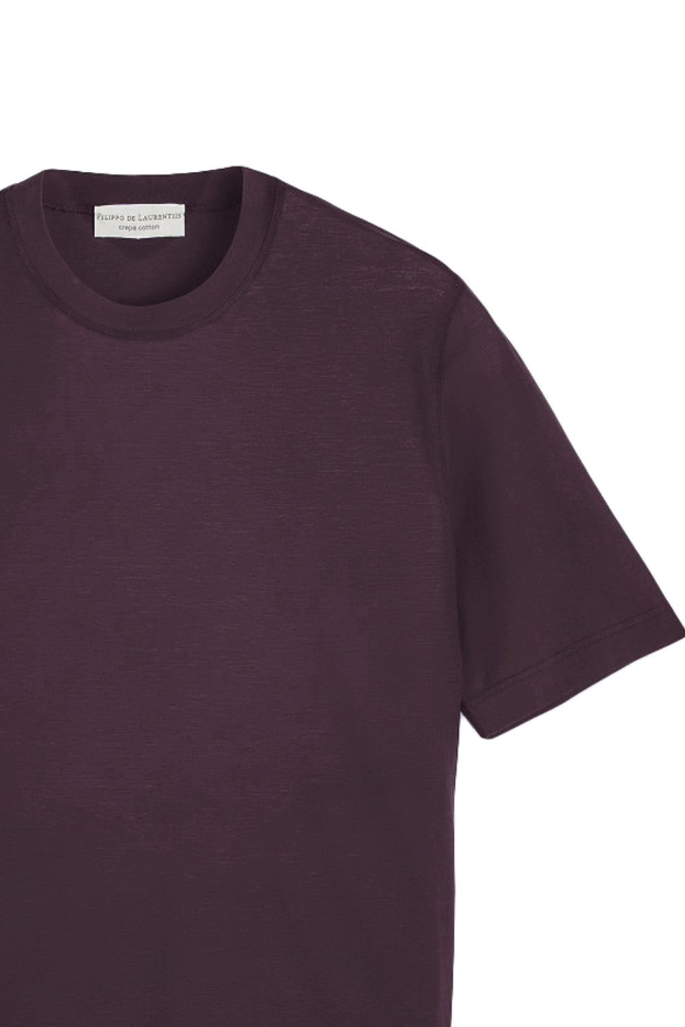 FILIPPO DE LAURENTIIS T-shirt crepe in jersey FILIPPO DE LAURENTIIS