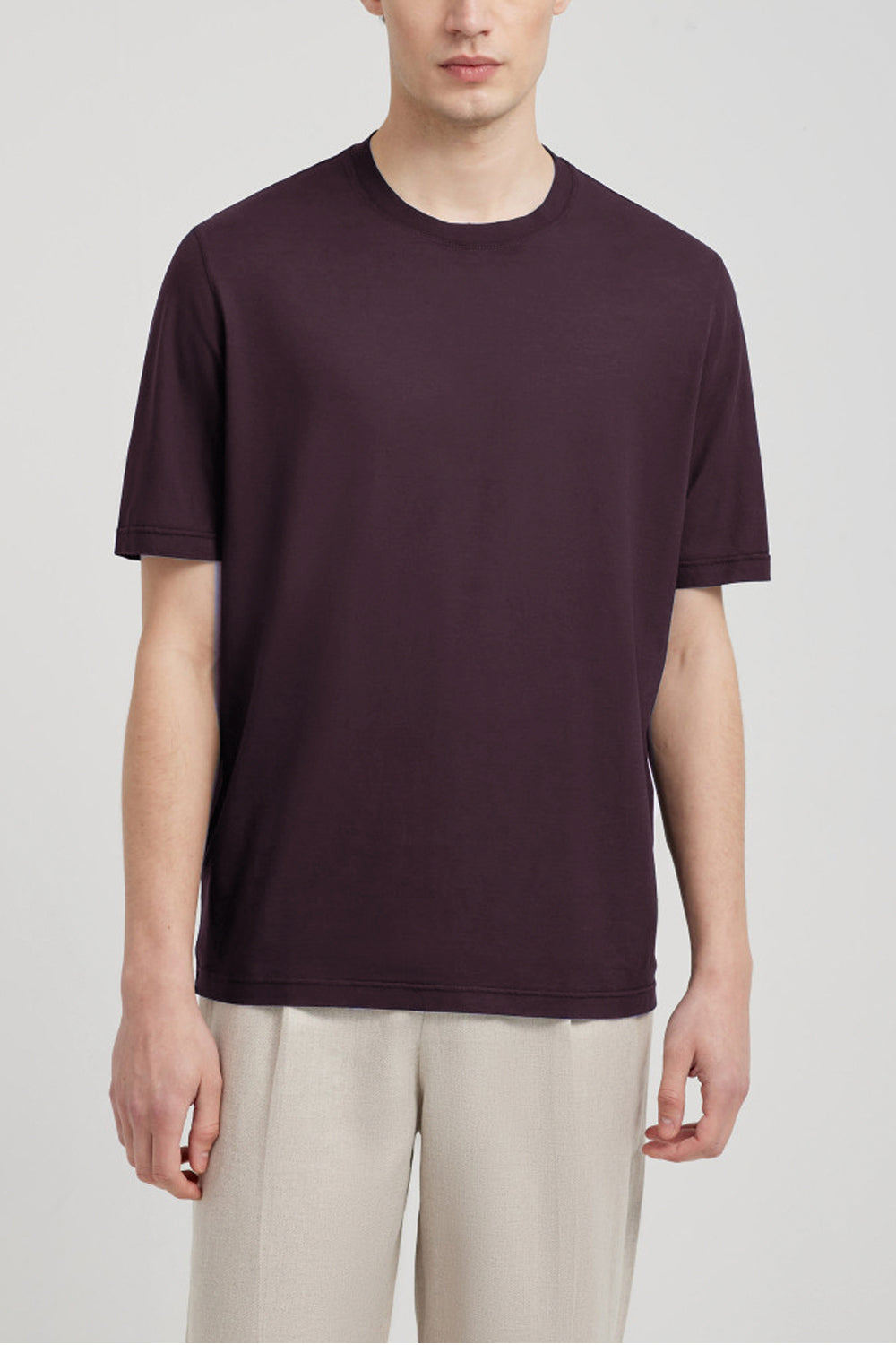 FILIPPO DE LAURENTIIS T-shirt crepe in jersey FILIPPO DE LAURENTIIS
