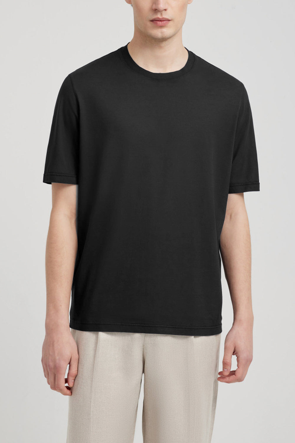FILIPPO DE LAURENTIIS T-shirt crepe in jersey FILIPPO DE LAURENTIIS