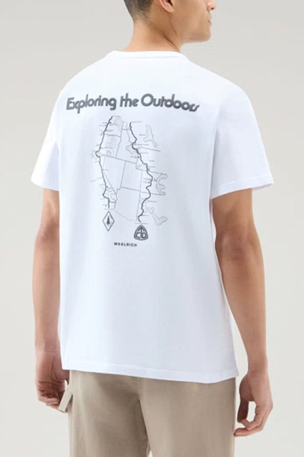 WOOLRICH T-shirt con stampa sul retro Clothing WOOLRICH