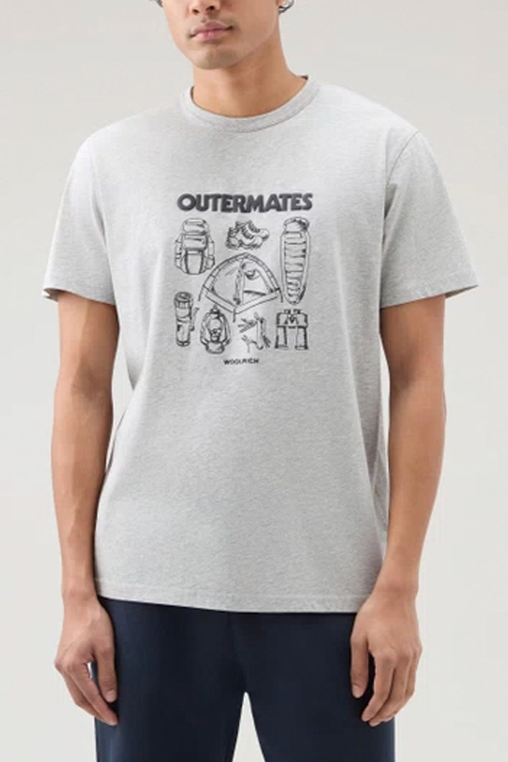 WOOLRICH T-shirt con stampa frontale Clothing WOOLRICH