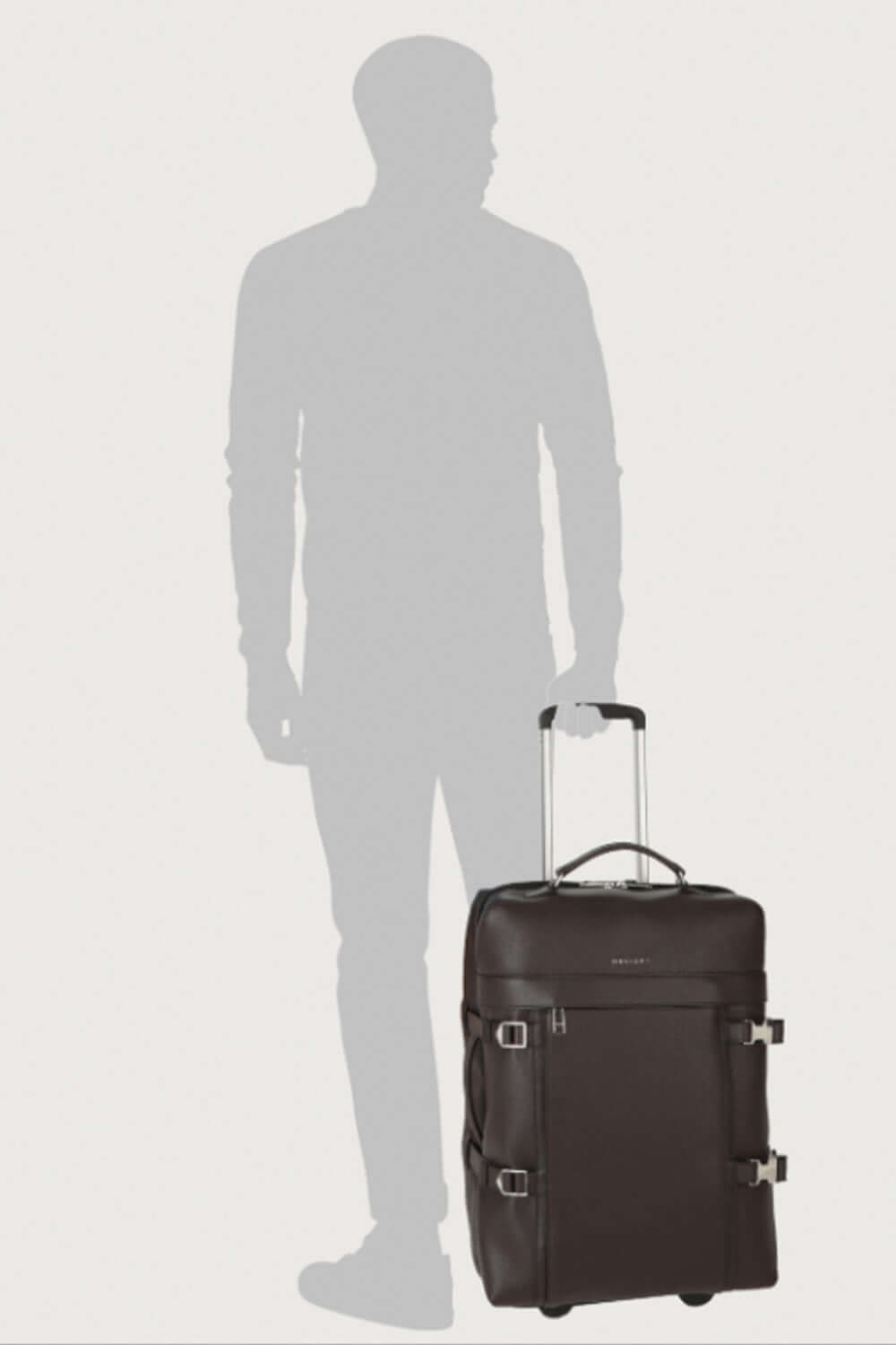ORCIANI Trolley Micron due ruote in pelle Luggage & Bags ORCIANI