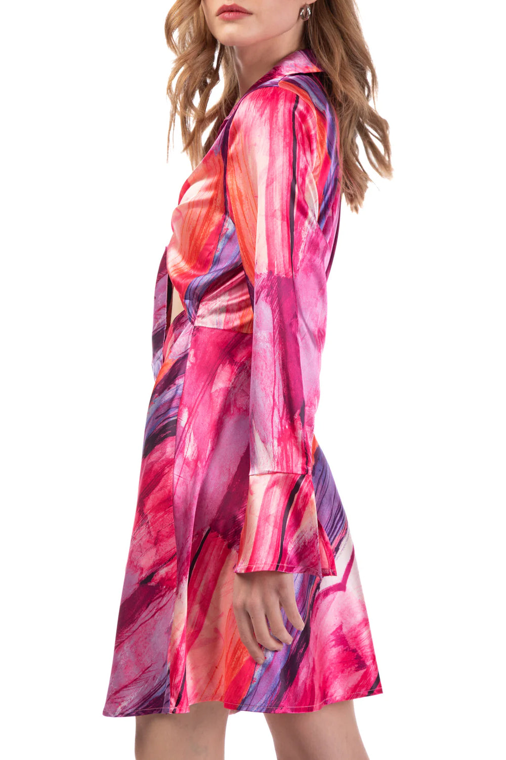 LE VOLIERE Abito fantasia con nodo LE VOLIERE