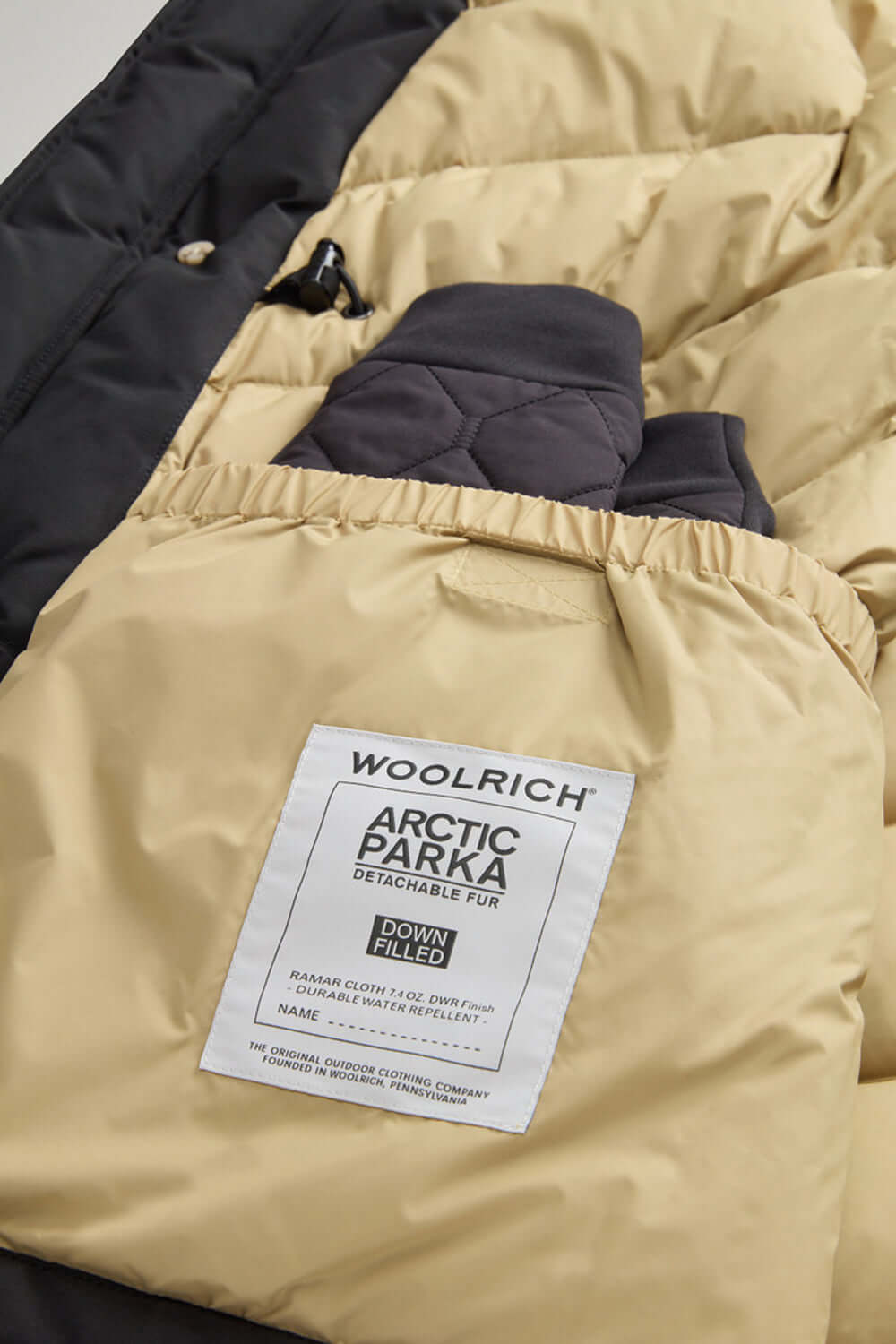 WOOLRICH Arctic Parka in Ramar Cloth con pelliccia removibile Uncategorized WOOLRICH