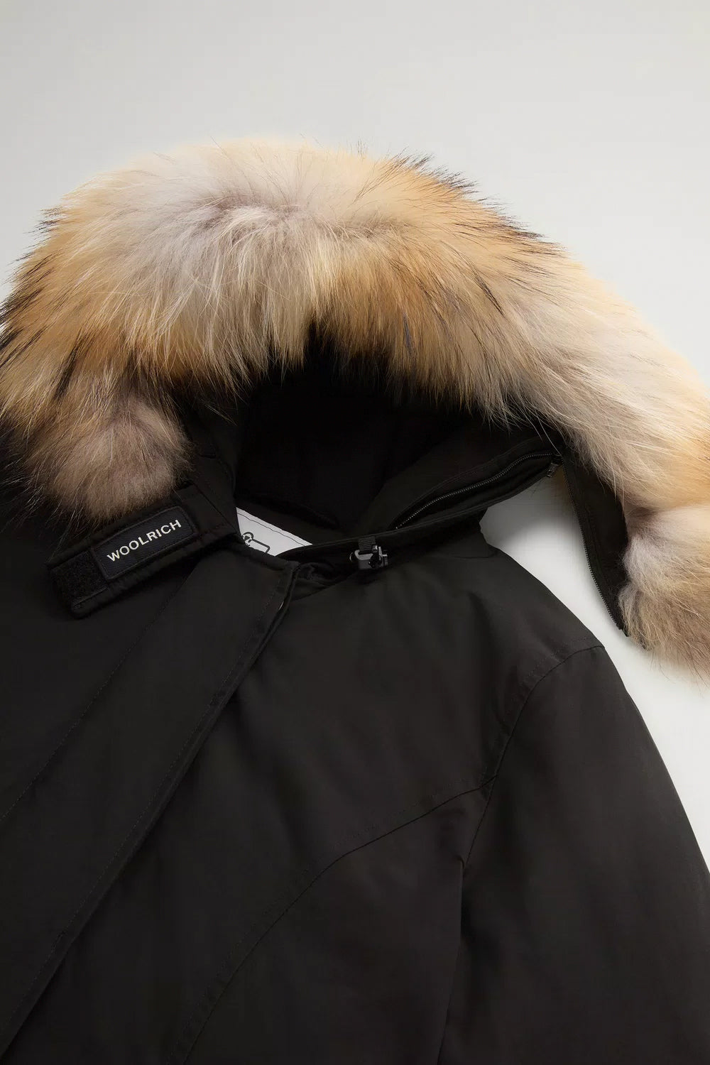 WOOLRICH Arctic Parka in Ramar Cloth con pelliccia removibile