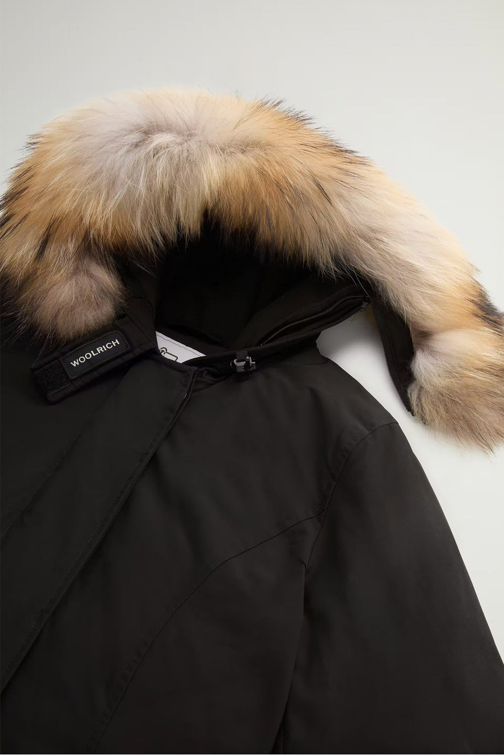 WOOLRICH Arctic Parka in Ramar Cloth con pelliccia removibile