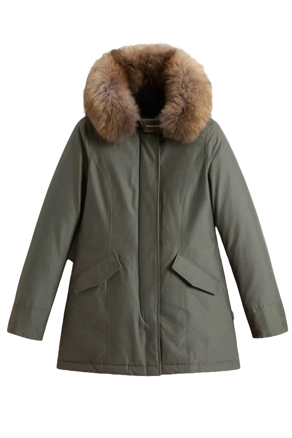 WOOLRICH Arctic Parka in Ramar Cloth con pelliccia removibile