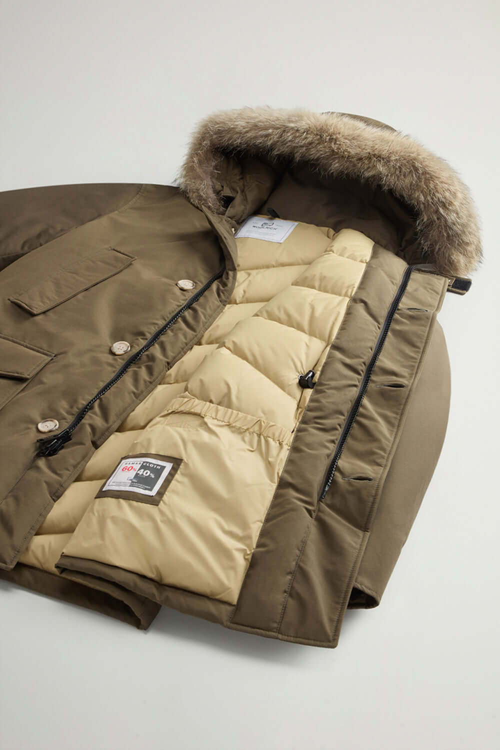 WOOLRICH Arctic Parka in Ramar Cloth con pelliccia removibile Uncategorized WOOLRICH