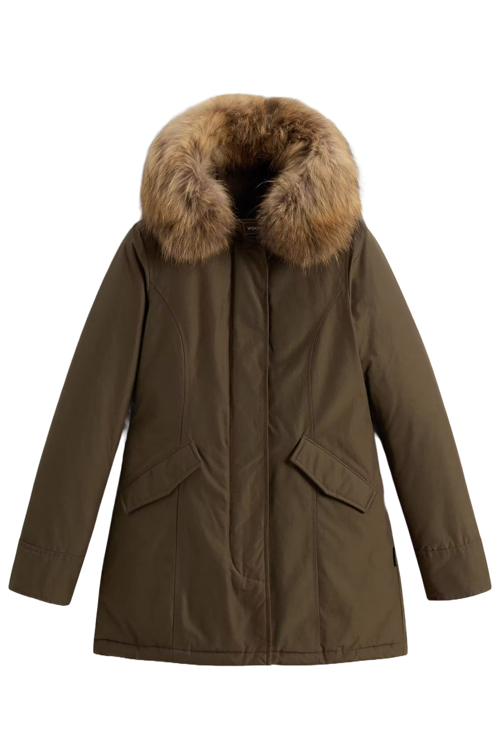 WOOLRICH Arctic Parka in Ramar Cloth con pelliccia removibile