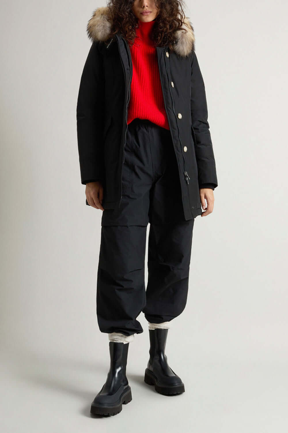WOOLRICH Arctic Parka in Ramar Cloth con pelliccia removibile Uncategorized WOOLRICH