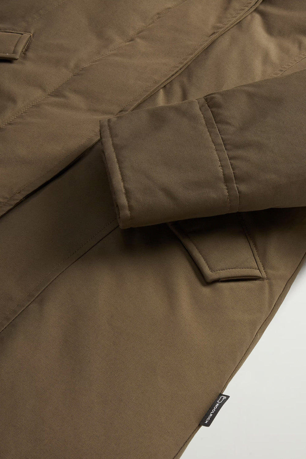 WOOLRICH Arctic Parka in Ramar Cloth con pelliccia removibile