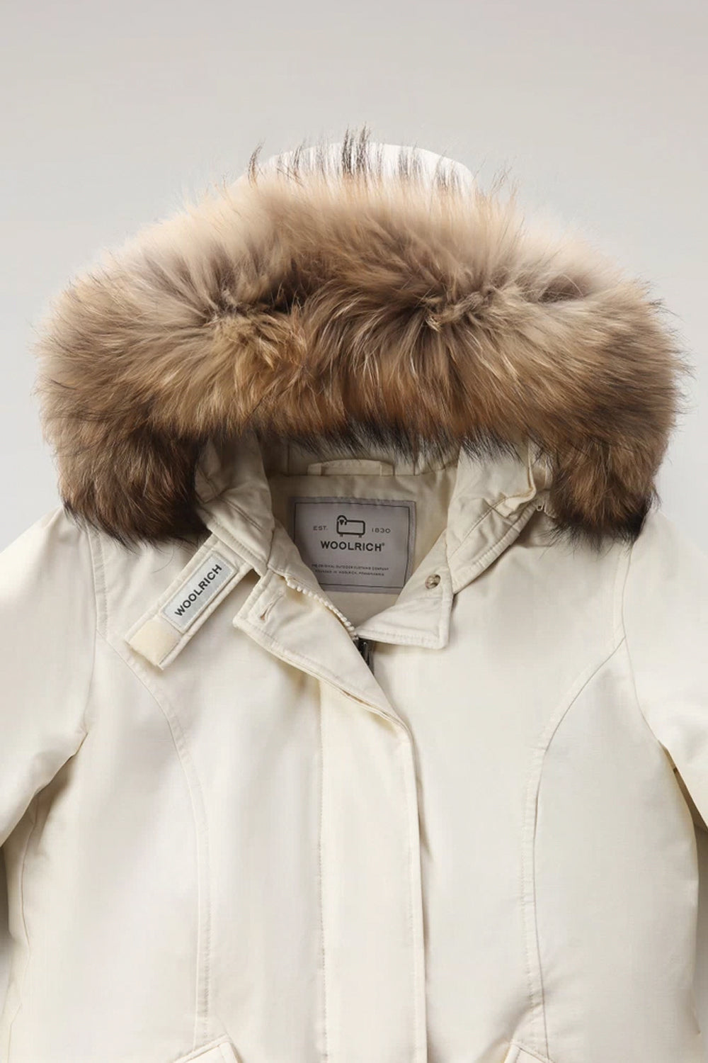 WOOLRICH Arctic Parka in Ramar Cloth con pelliccia