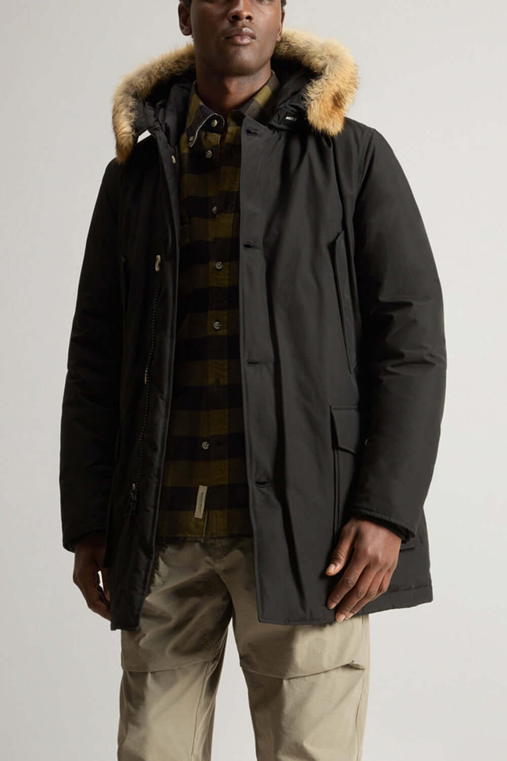 WOOLRICH Arctic Parka in Ramar Cloth con pelliccia removibile Uncategorized WOOLRICH