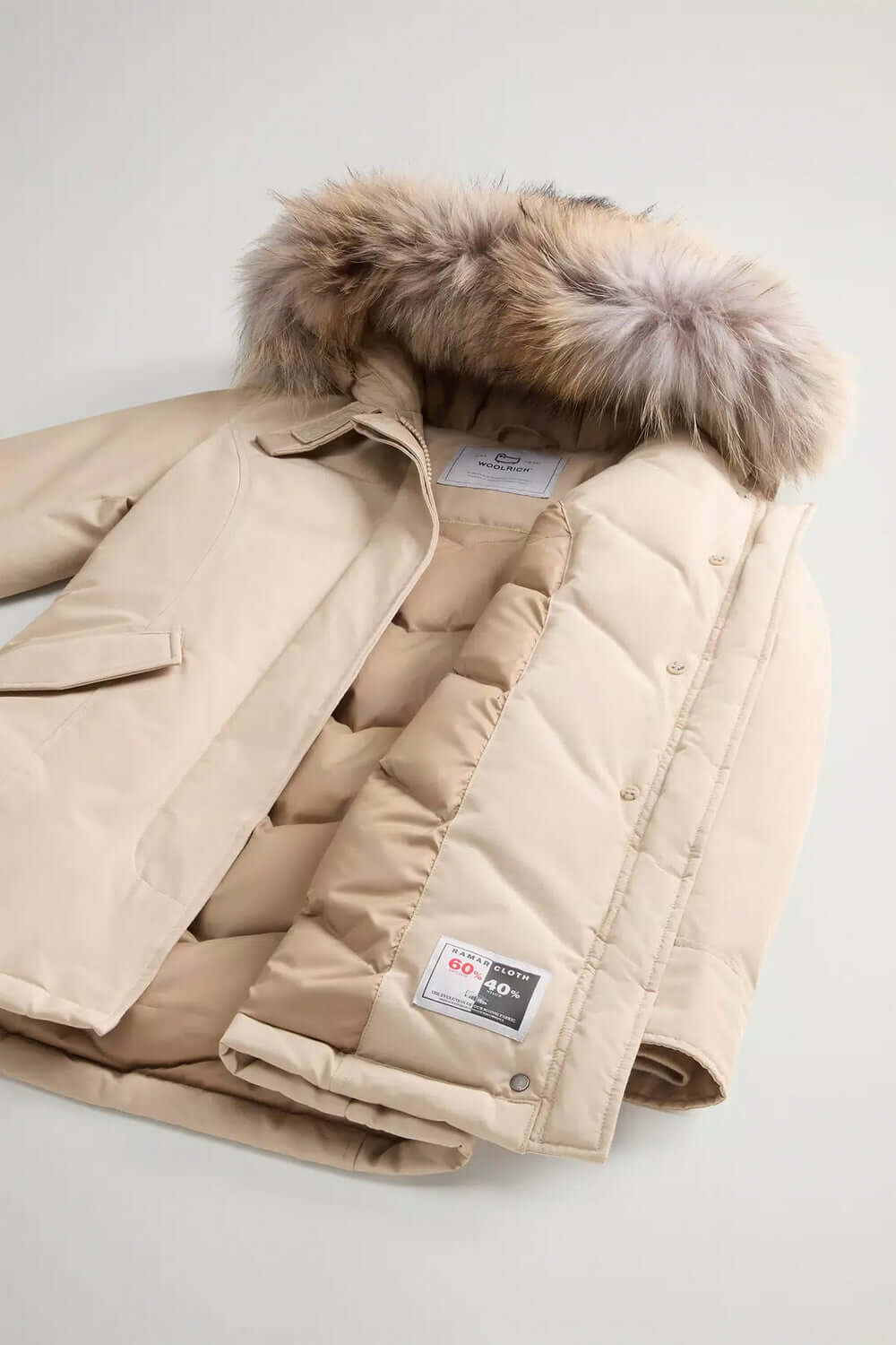 WOOLRICH Arctic Parka in Ramar Cloth con pelliccia removibile Uncategorized WOOLRICH