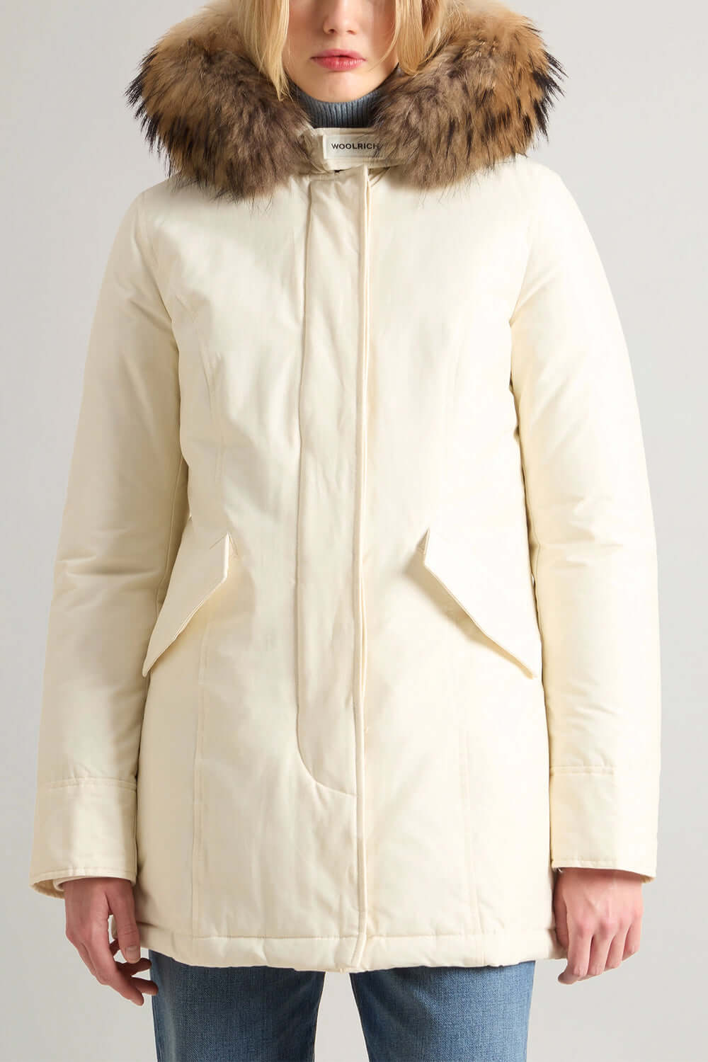 WOOLRICH Arctic Parka in Ramar Cloth con pelliccia removibile Uncategorized WOOLRICH